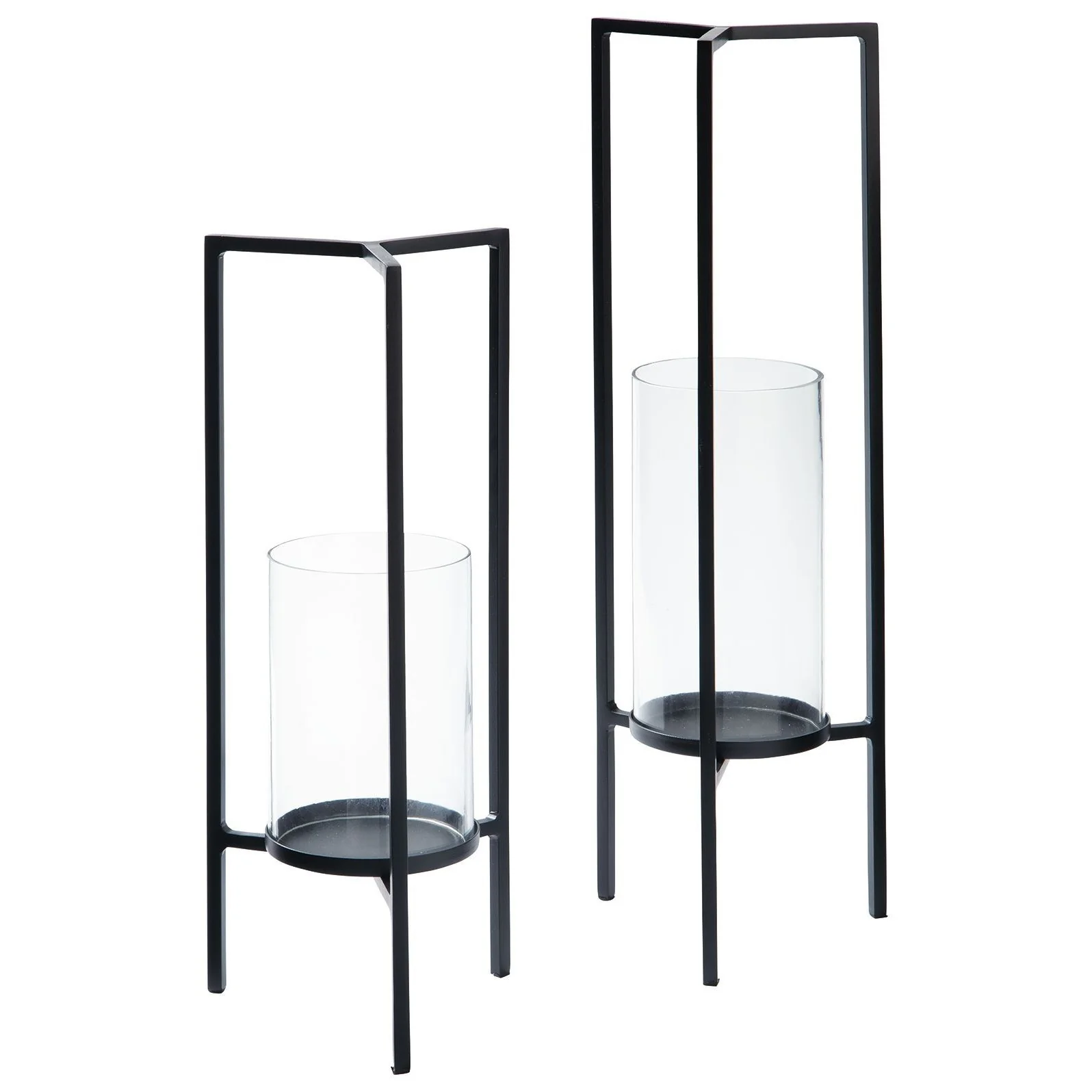 Ginette - Black - Candle Holder Set (2/cn) - Image 4