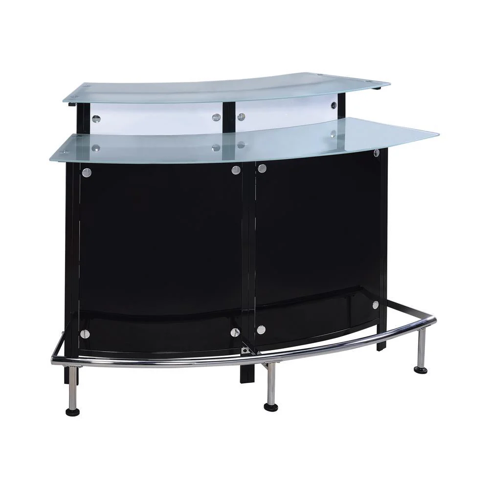 Glass Top Bar Unit - Black - Image 16