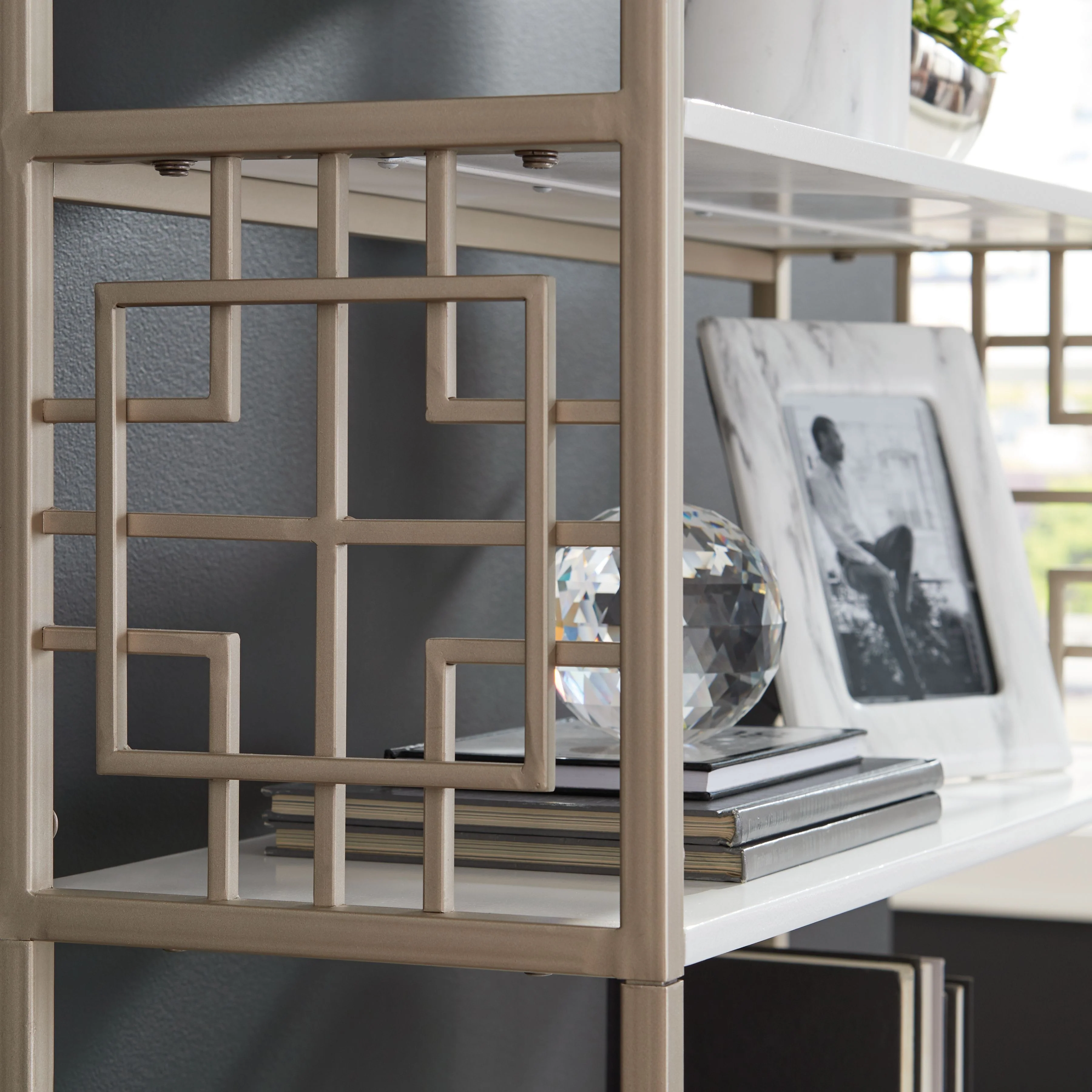 Glenstone - Champagne/white - Bookcase - Image 4