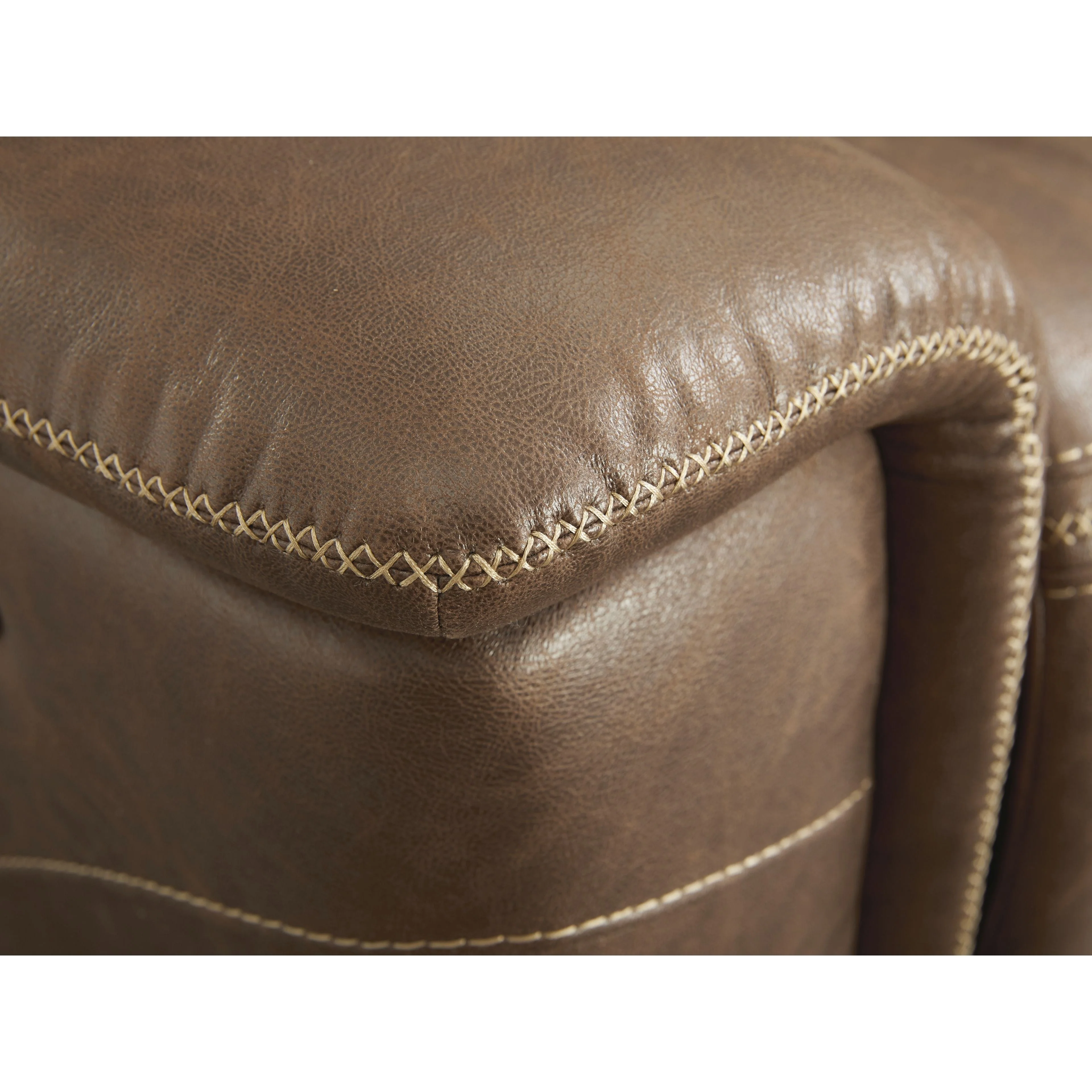 Glenvale - Chocolate - Left Arm Facing Power Recliner 6 Pc Sectional - Image 7