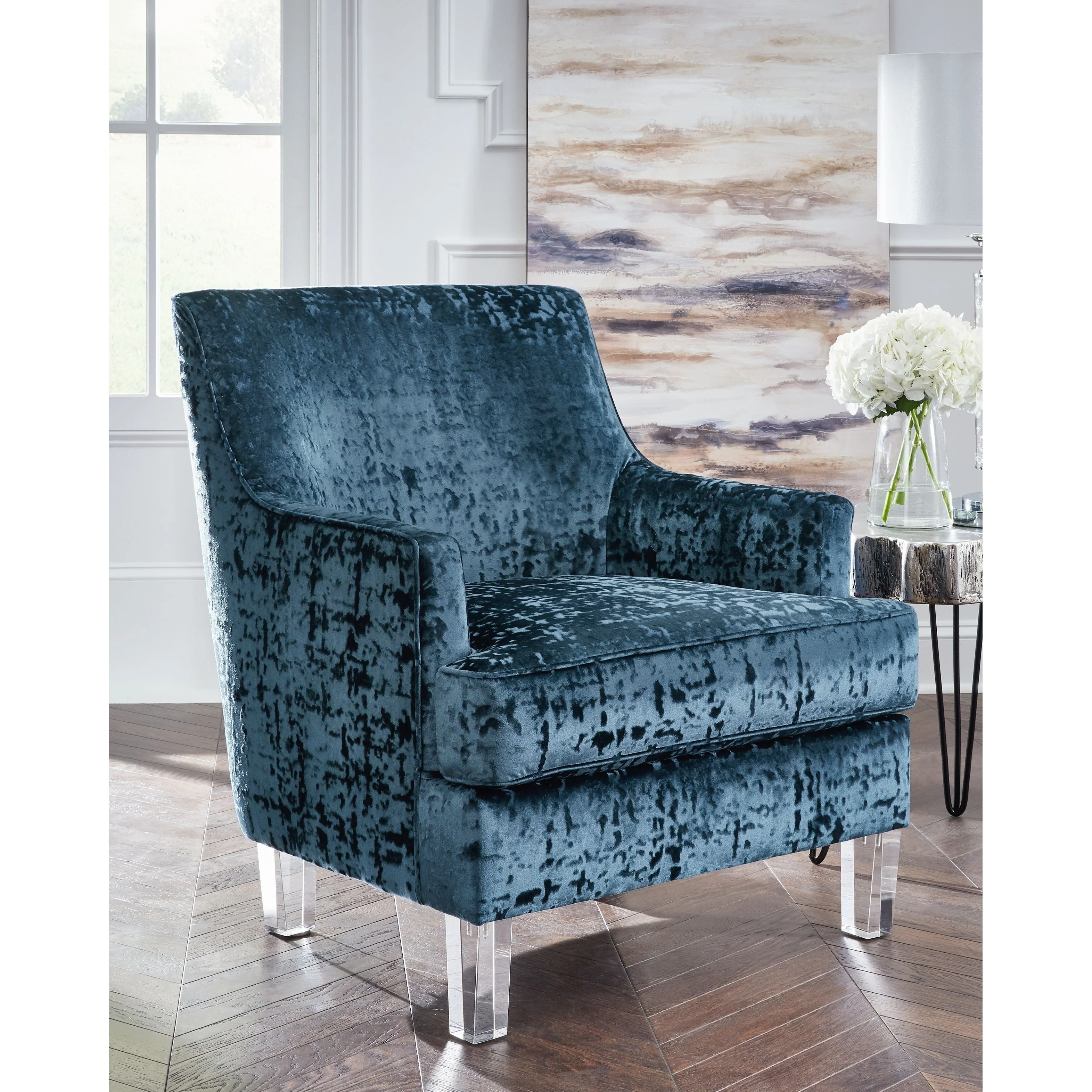 Gloriann - Lagoon - Accent Chair - Image 2