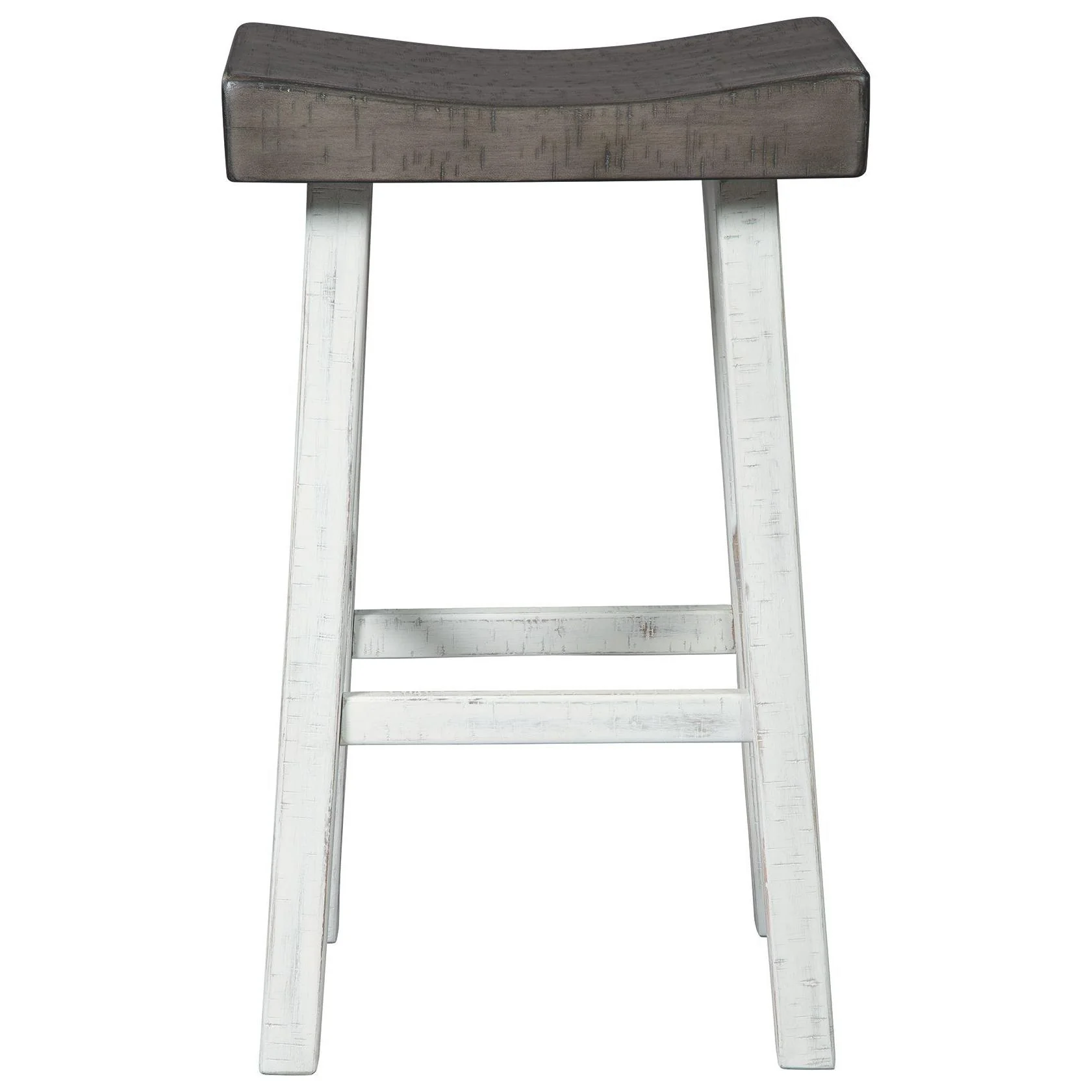 Glosco - Brown Gray/antique White - Pub Height Bar Stool (set Of 2) - Image 16