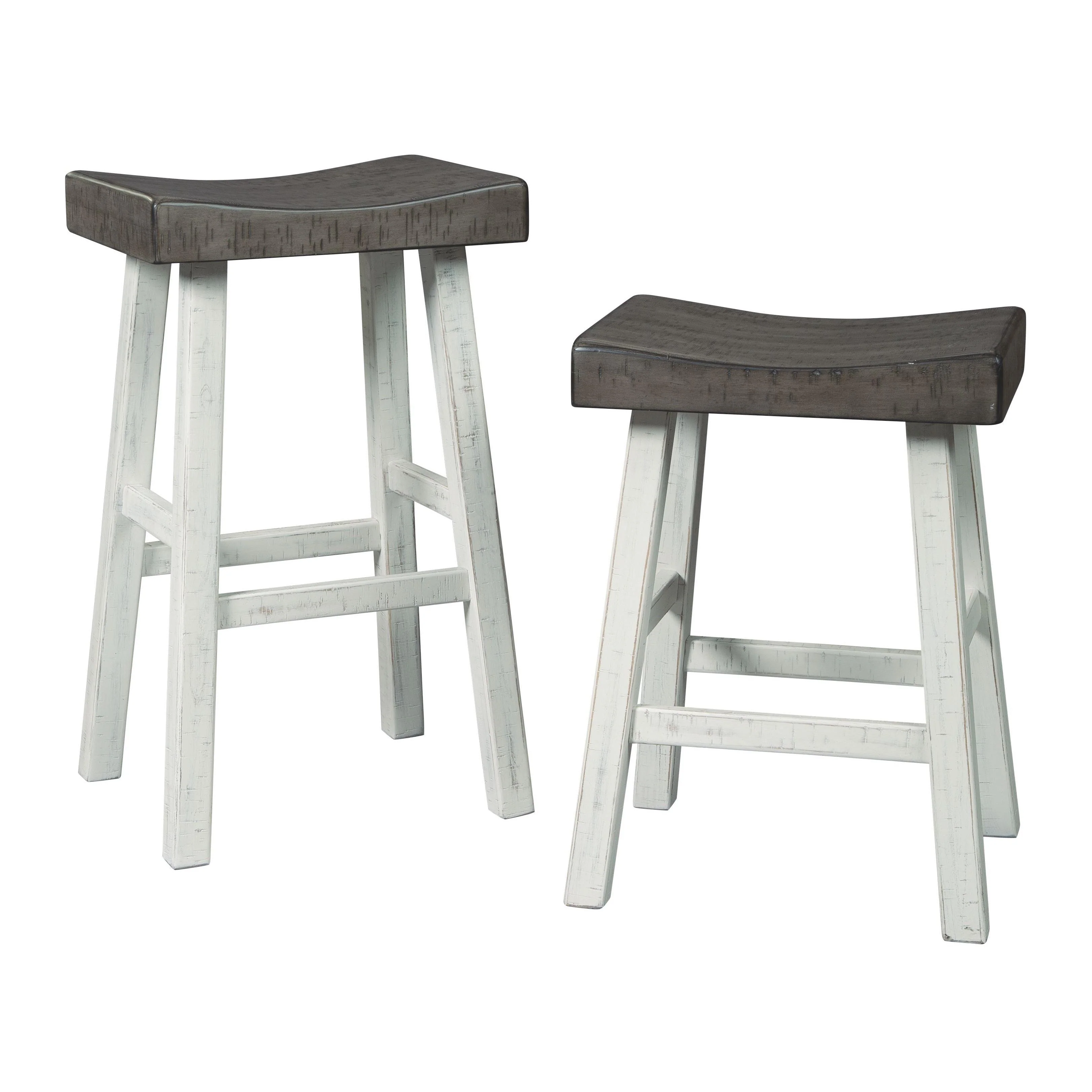 Glosco - Brown Gray / Antique White - Stool (2/cn) - Image 23