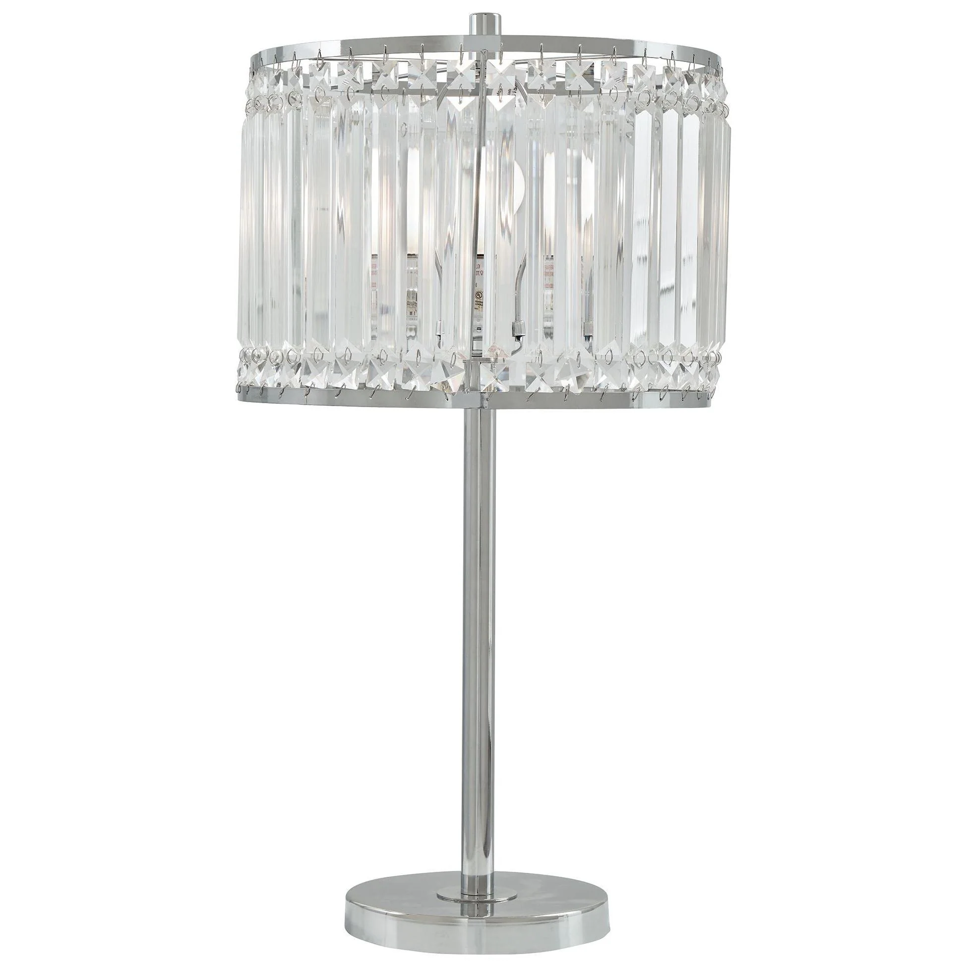 Gracella - Chrome Finish - Metal Table Lamp (1/cn)