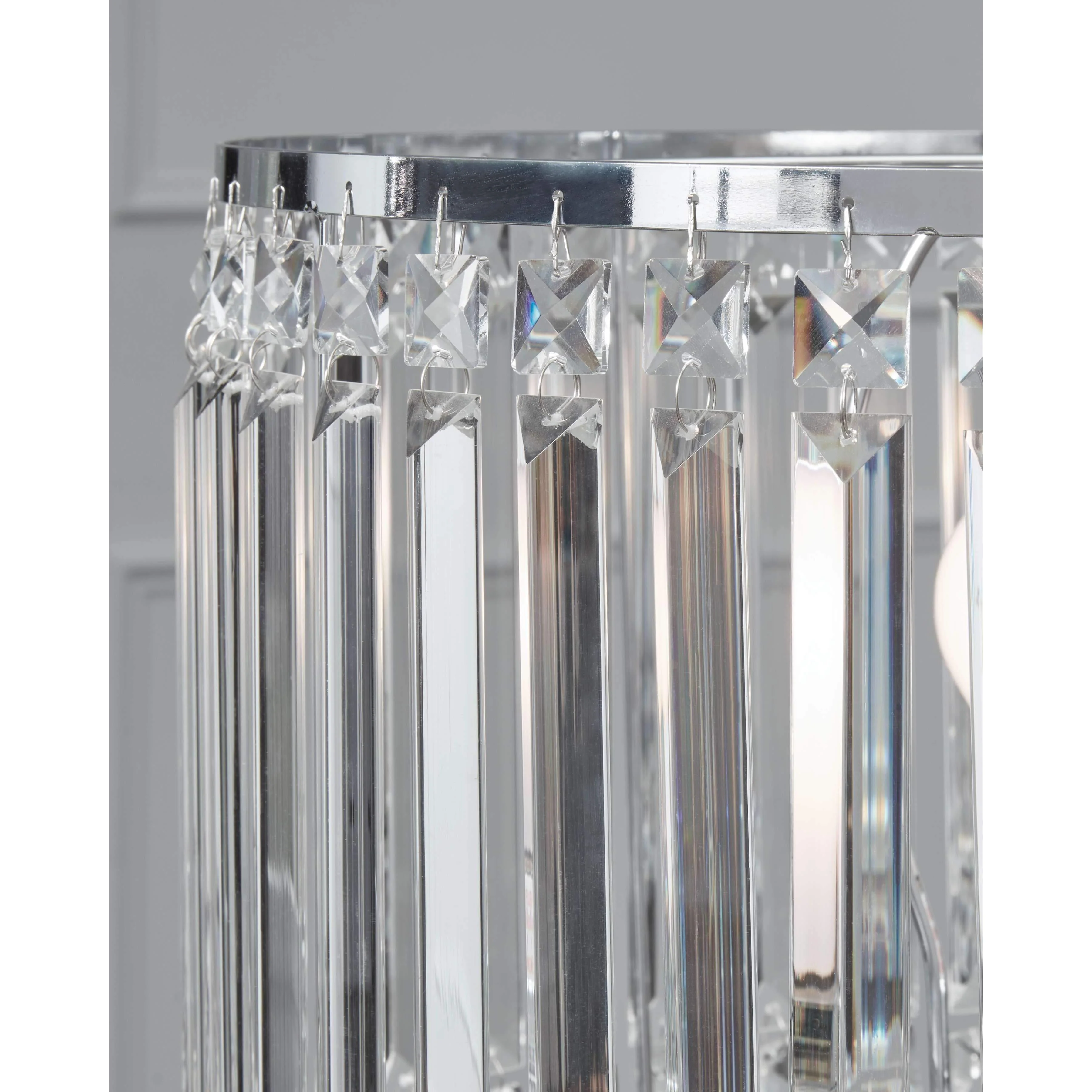 Gracella - Chrome Finish - Metal Table Lamp (1/cn) - Image 3