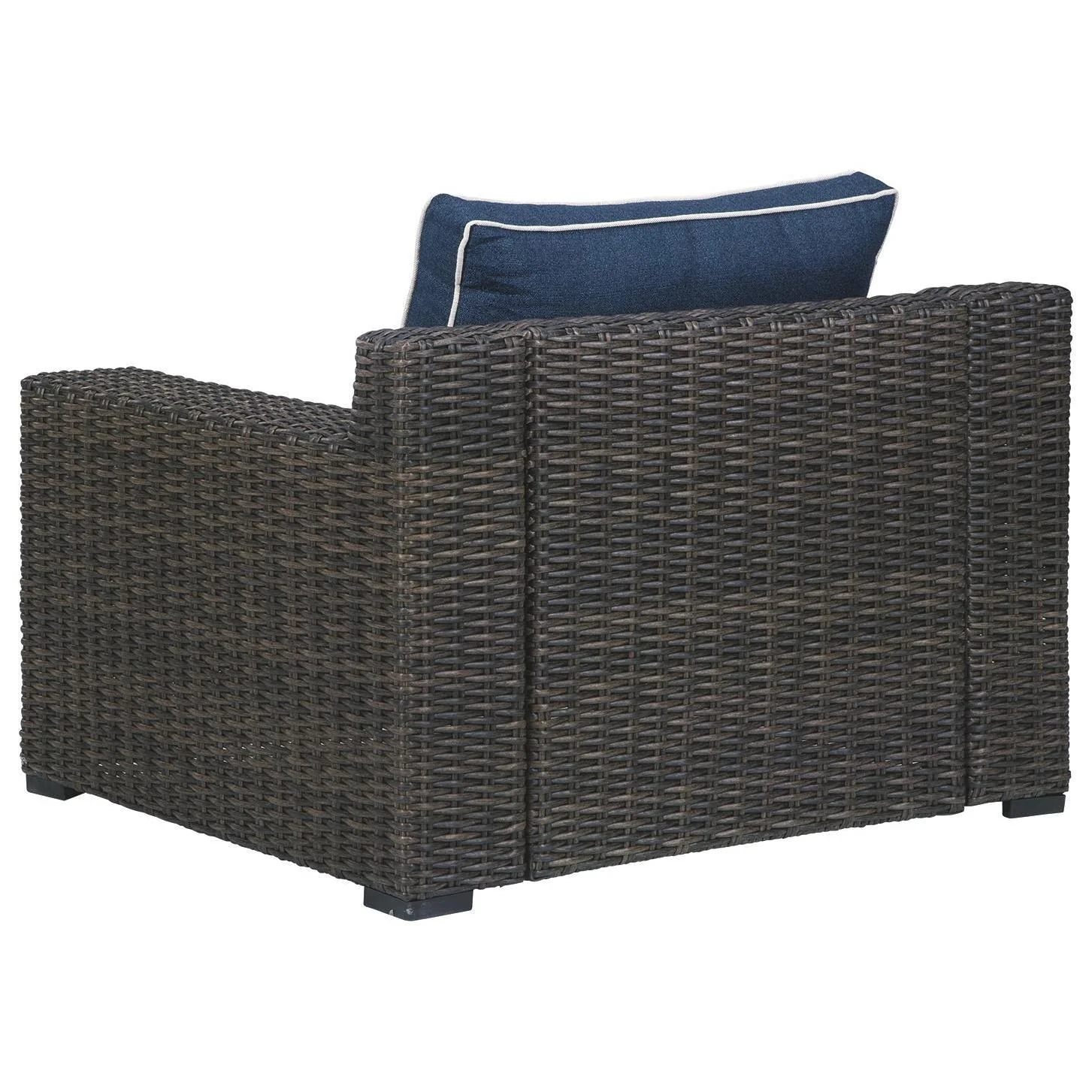 Grasson - Brown/blue - Lounge Chair W/cushion (1/cn) - Image 3