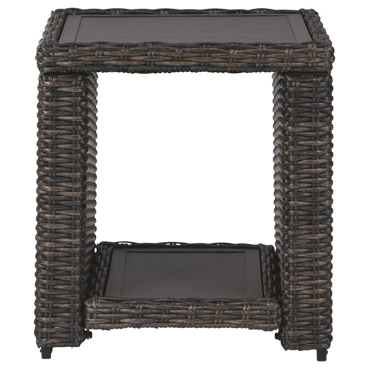 Grasson - Brown - Square End Table - Image 2