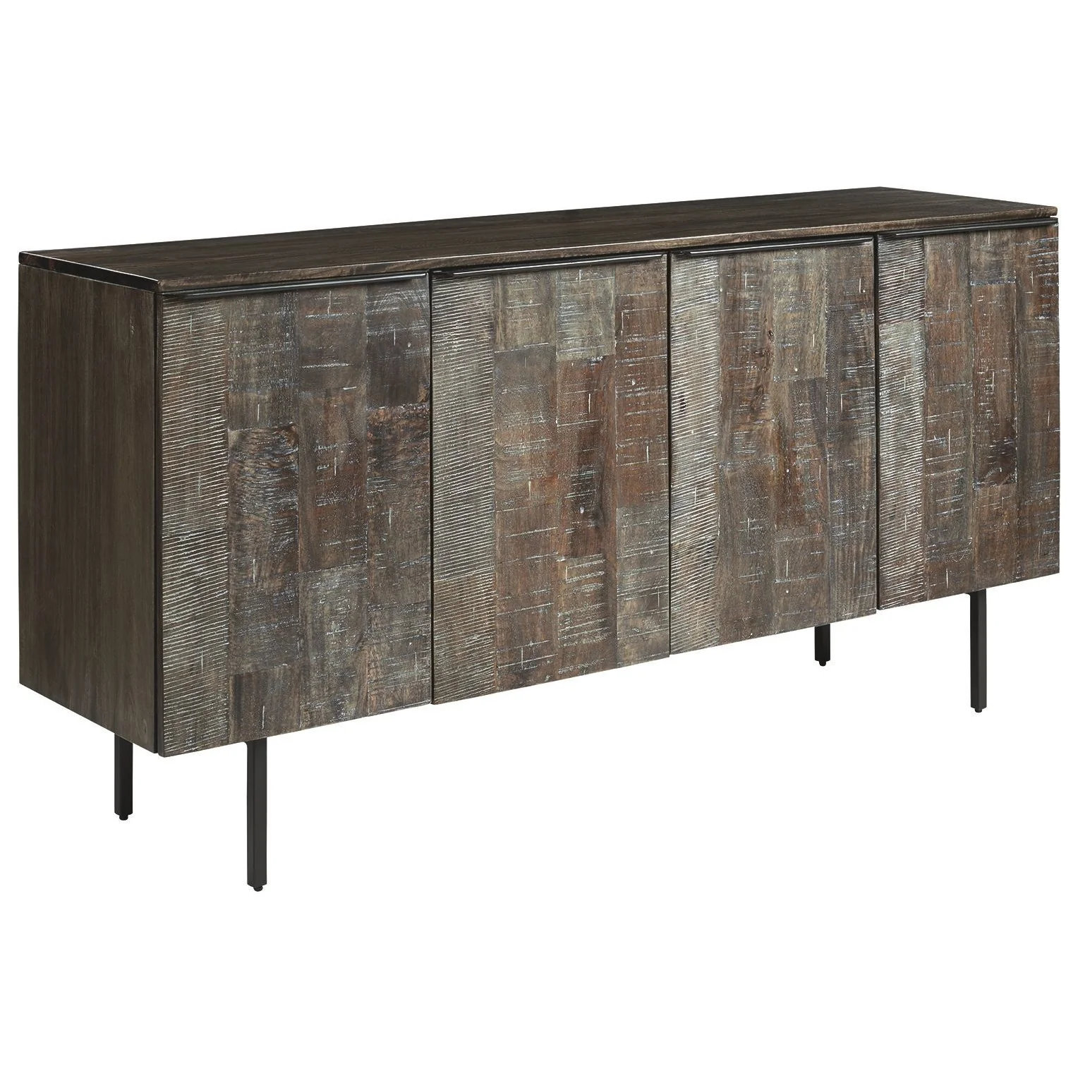 Graydon - Gray/whitewash - Accent Cabinet