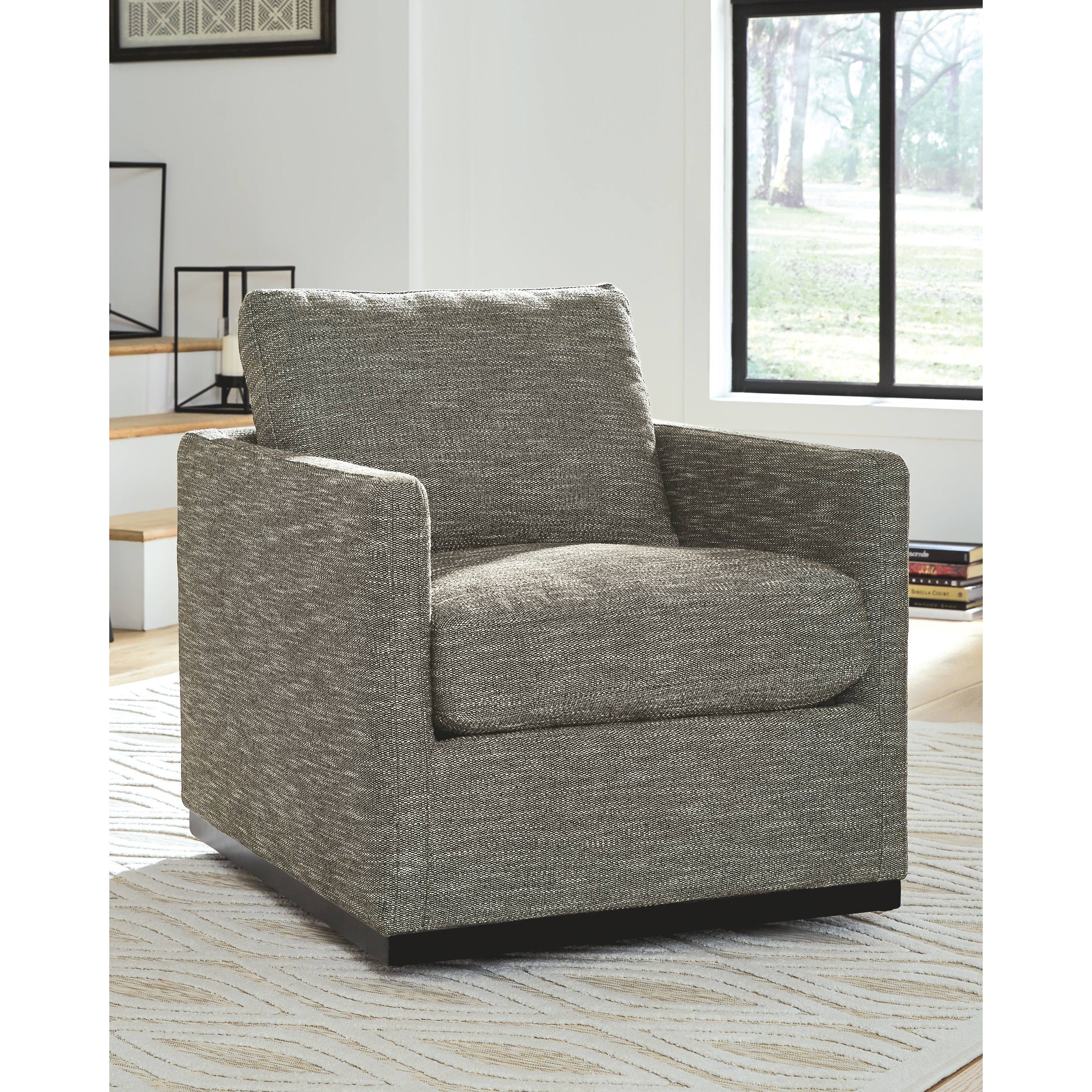 Grona - Earth - Swivel Accent Chair - Image 8