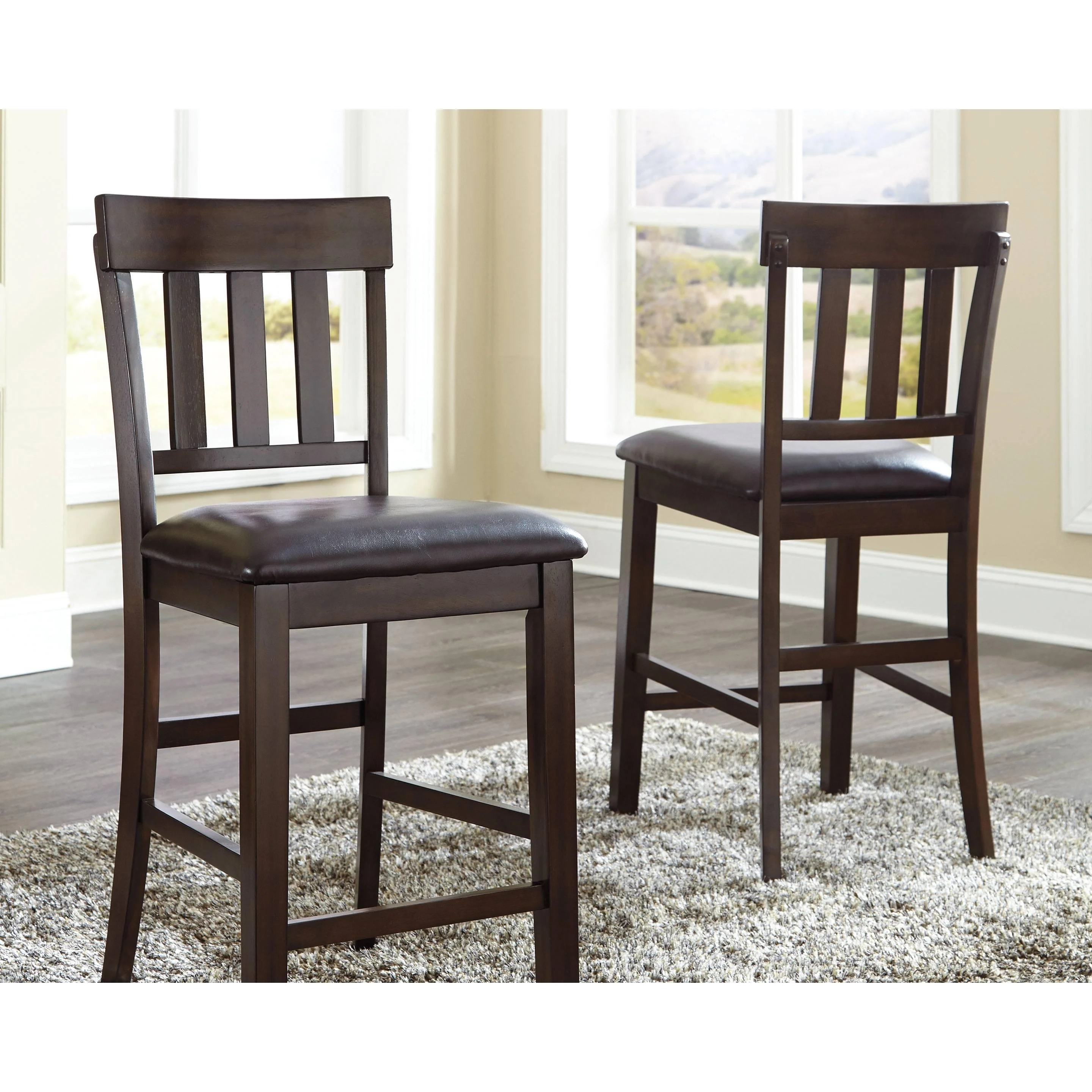 Haddigan - Dark Brown - Counter Height Bar Stool (set Of 2) - Image 10