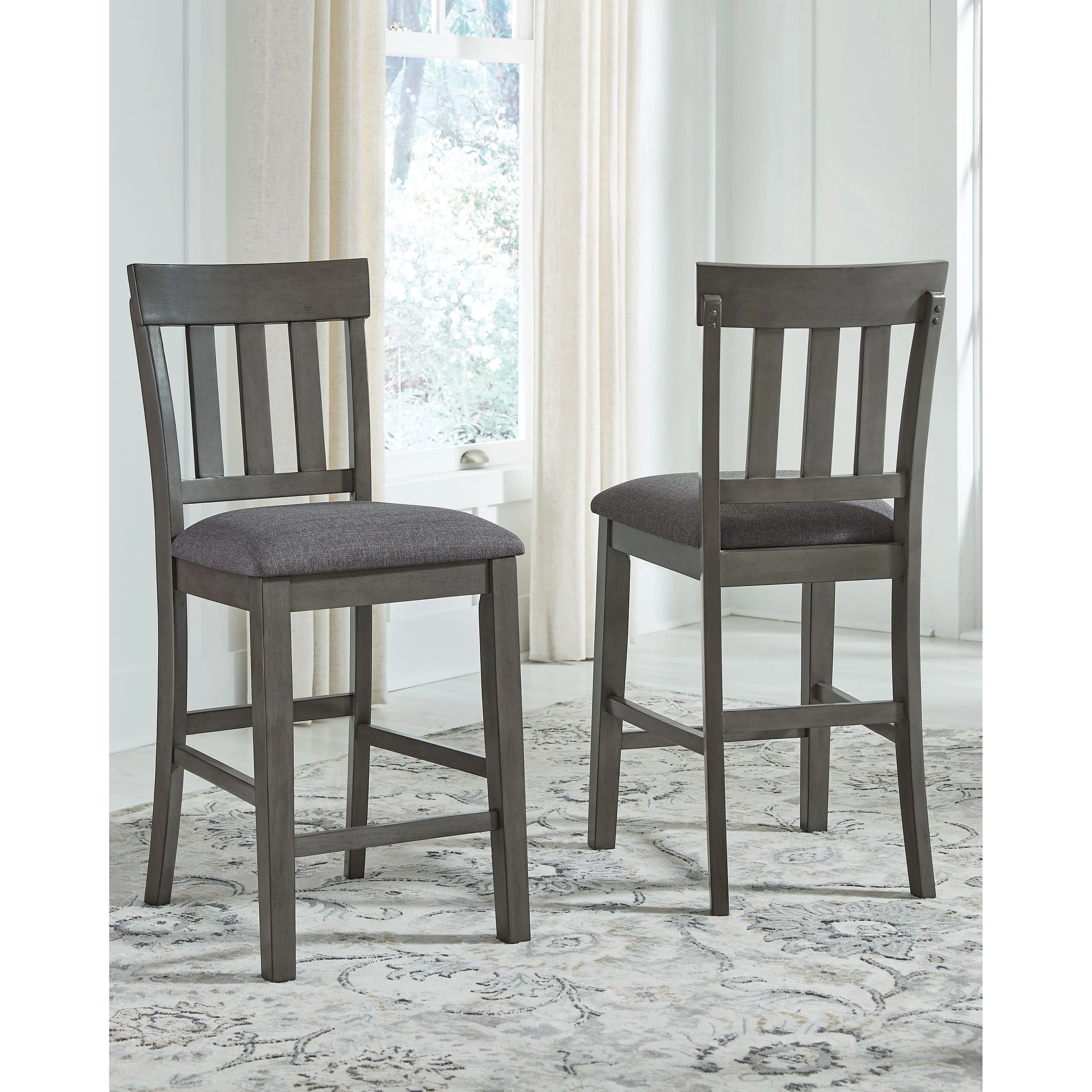 Hallanden - Black / Gray - Counter Height Bar Stool (set Of 2) - Image 16