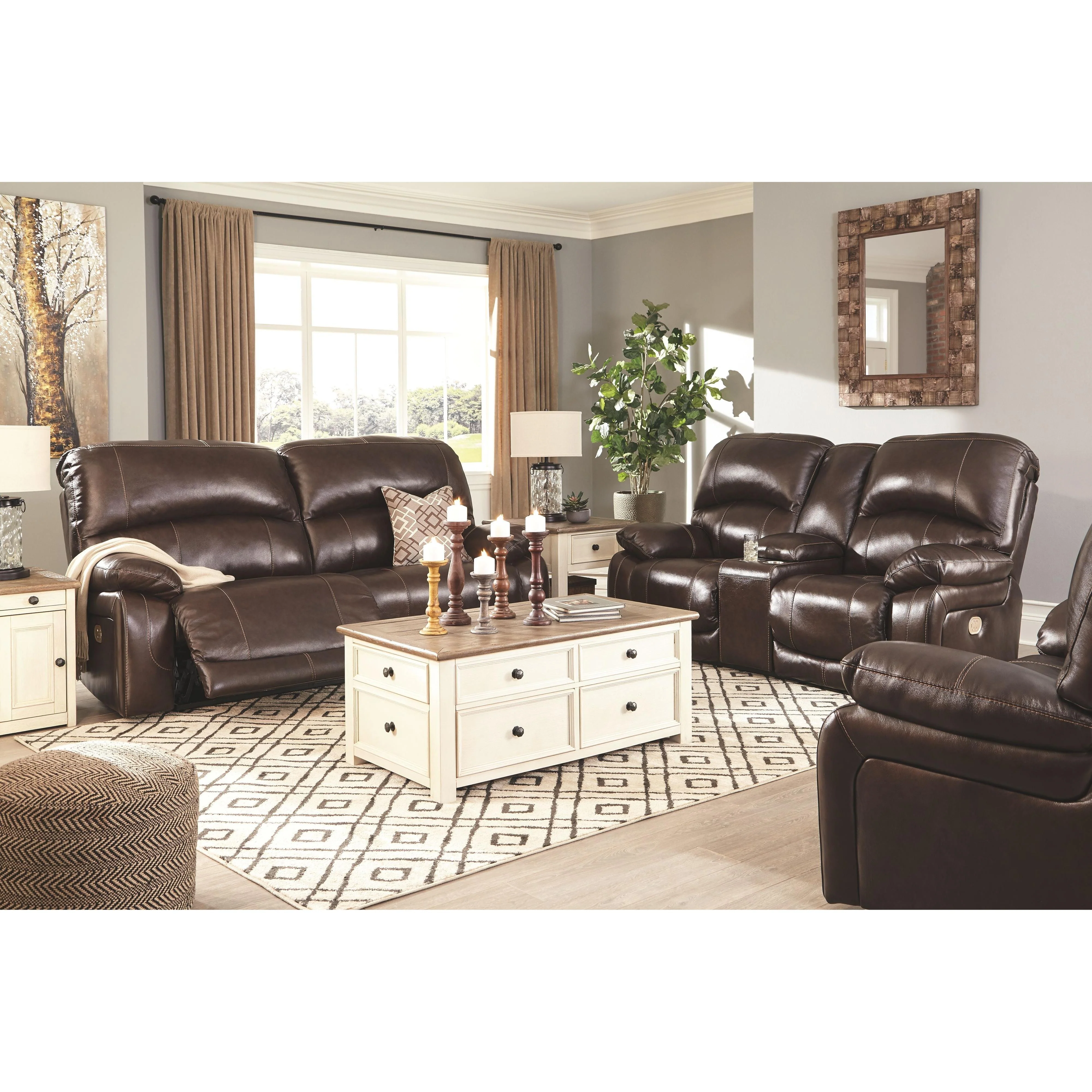 Hallstrung - Chocolate - Pwr Recliner/adj Headrest - Image 10