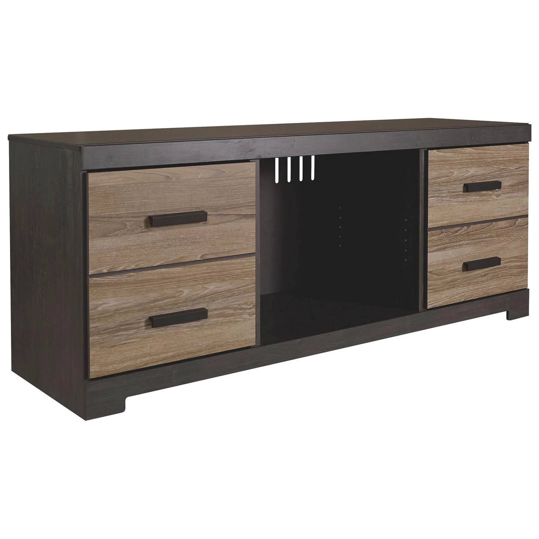 Harlinton - Warm Gray - Lg Tv Stand W/fireplace Option