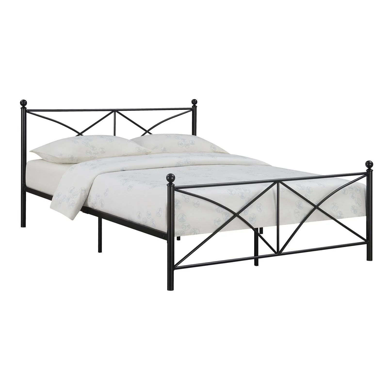 Hart Metal Queenl Platform Bed - Black - Image 2