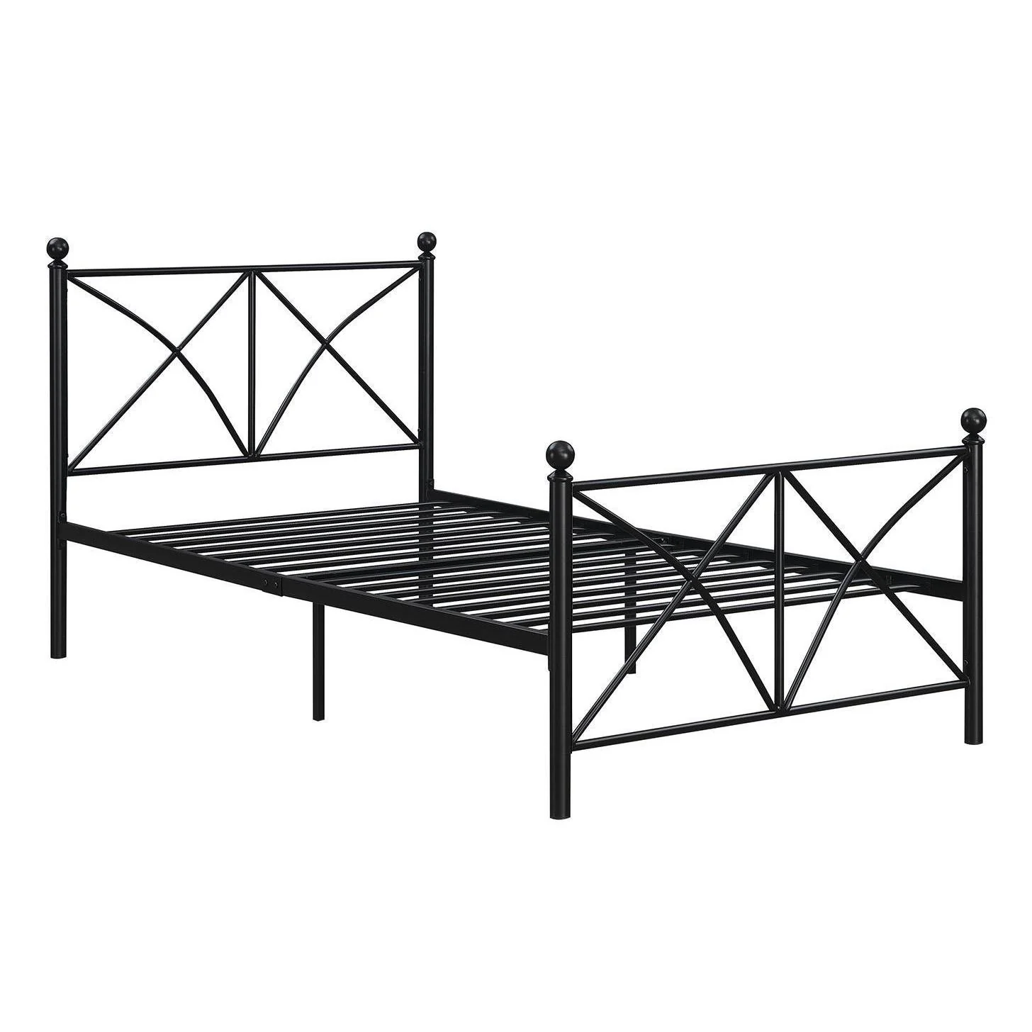 Hart Metal Twin Platform Bed - Black - Image 3
