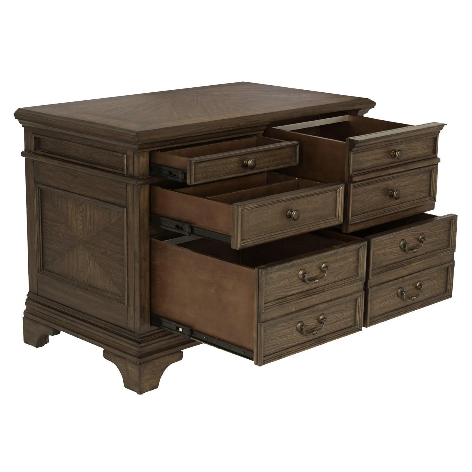 Hartshill 5-drawer File Cabinet - Brown - Image 3
