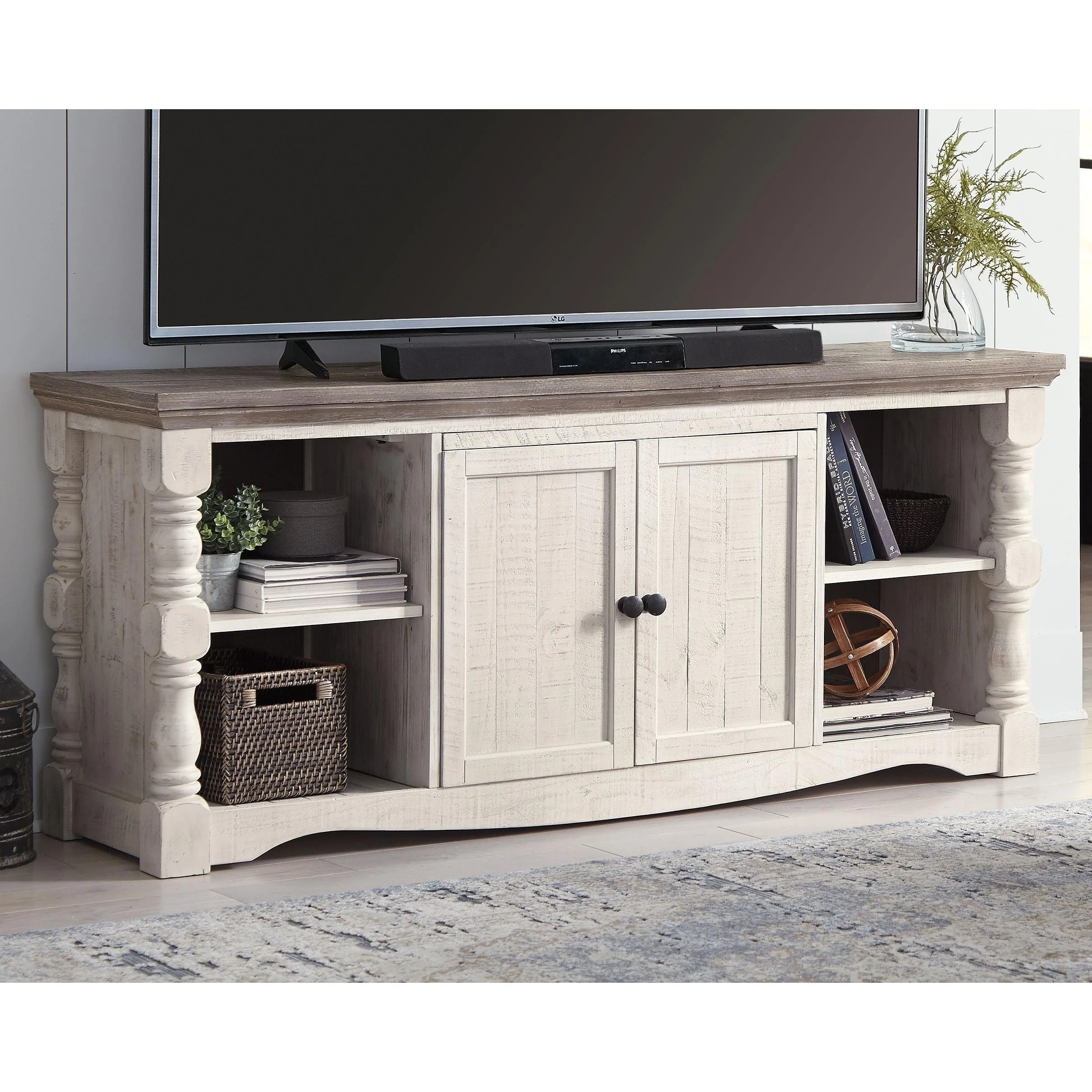 Havalance - Two-tone - 4 Pc. - Entertainment Center - 67" Tv Stand - Image 2