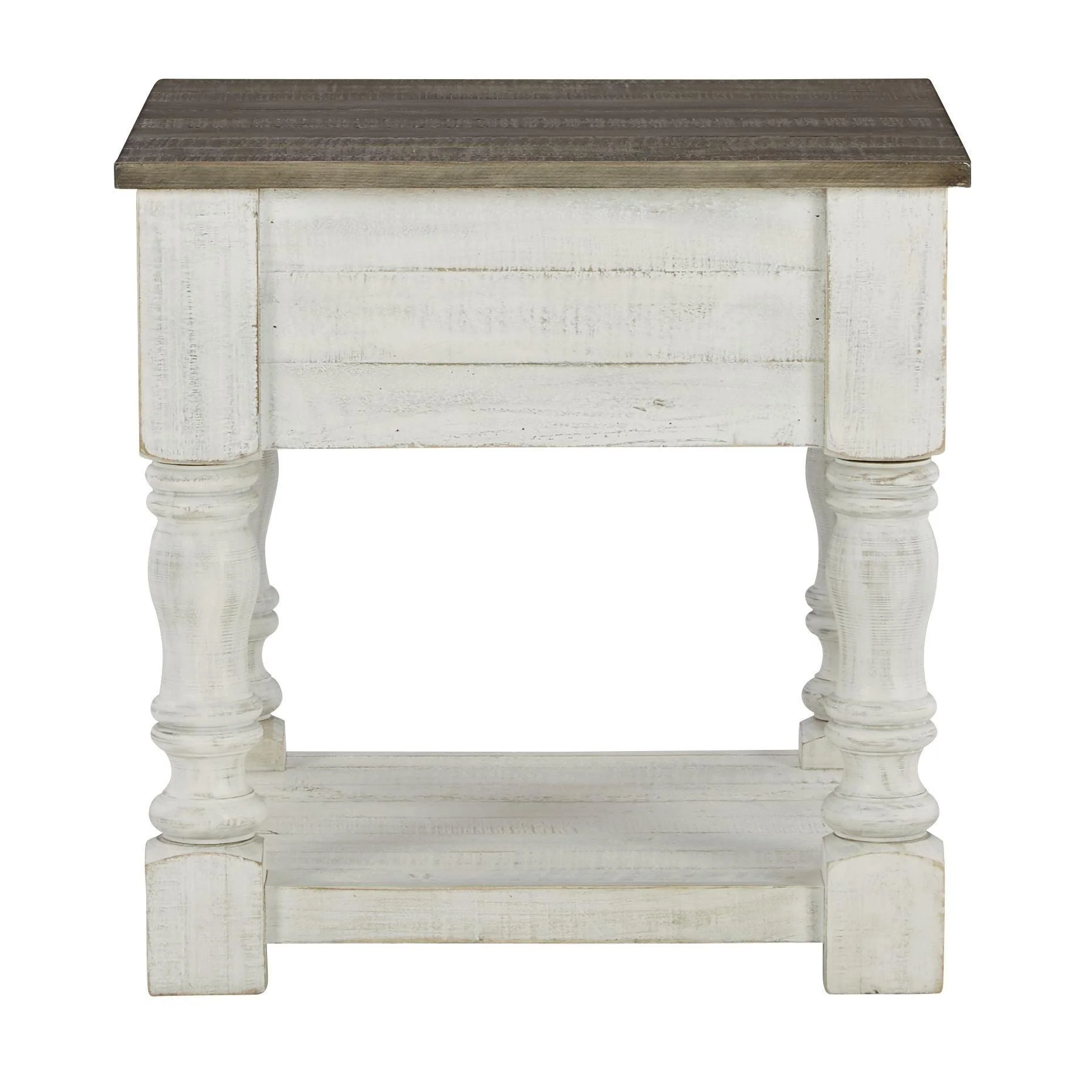 Ashley Havalance Square End Table in White/Gray - Image 6