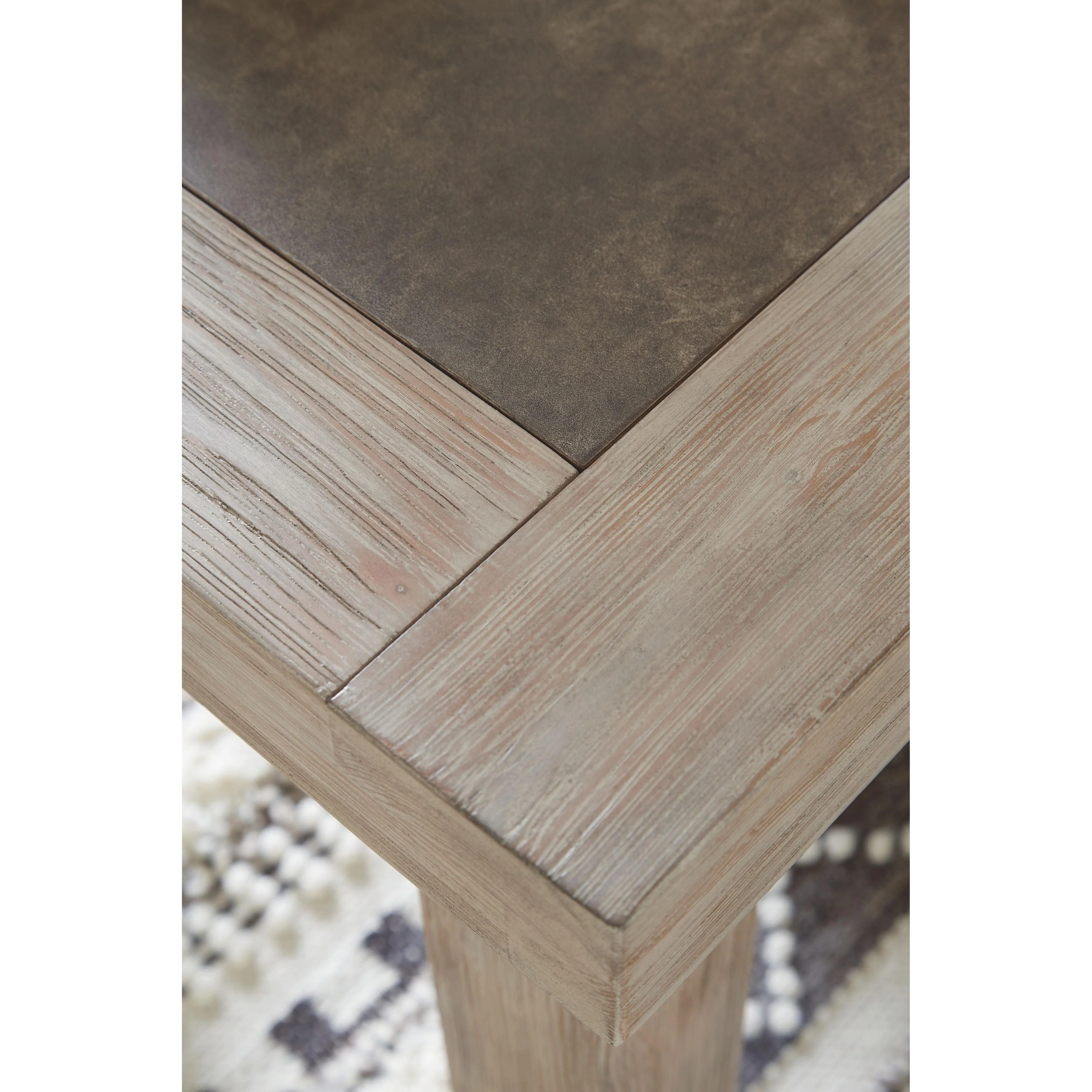Hennington - Light Brown - Rectangular End Table - Image 4