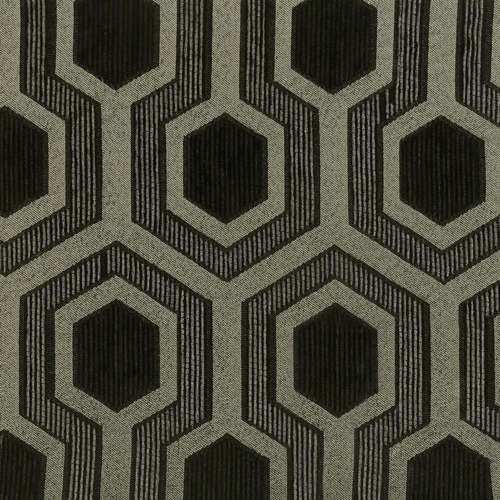 Hexagon - Patterned Accent Chair - Gray - Image 3