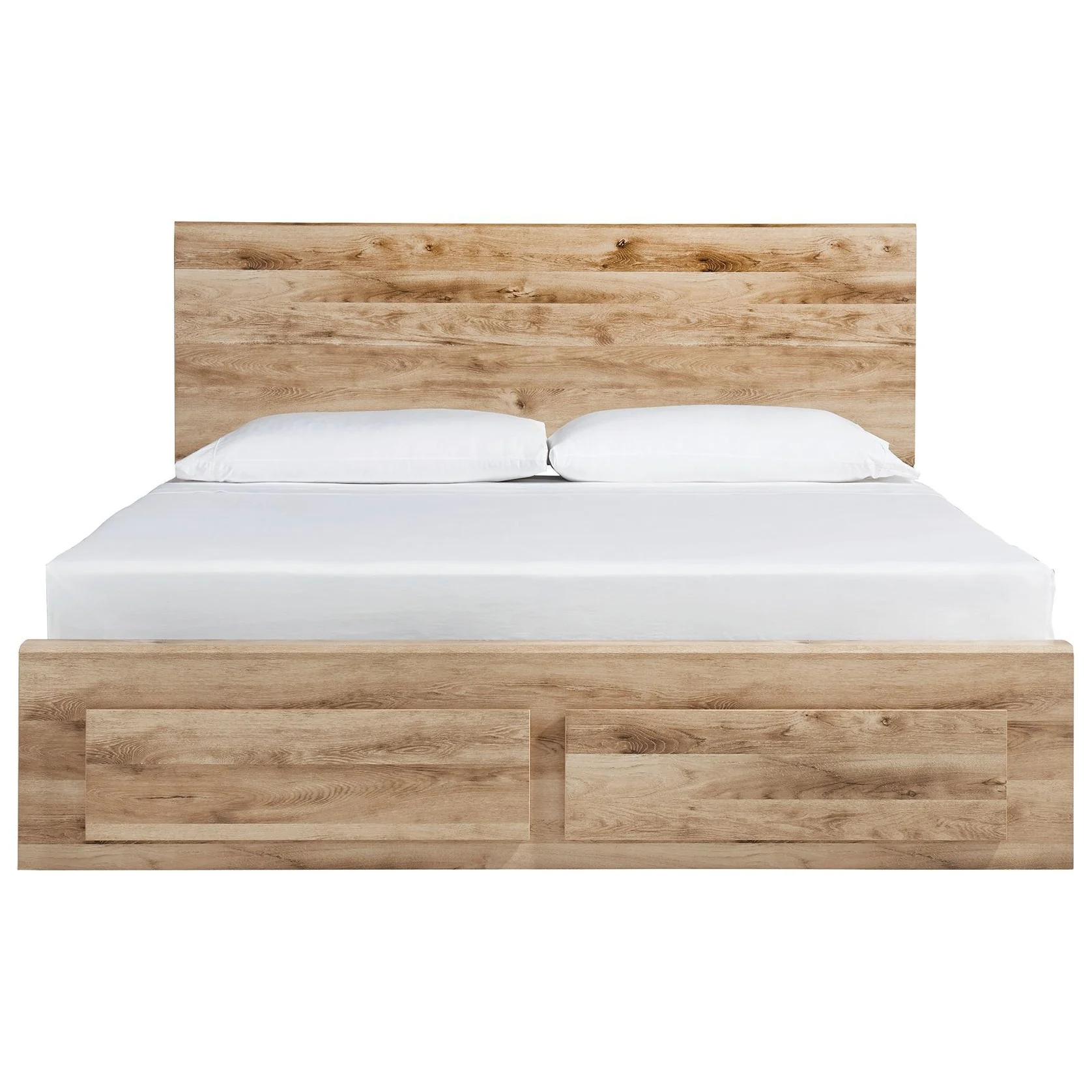 Hyanna - Tan - King Panel Bed With 6 Storage Drawers - Image 5