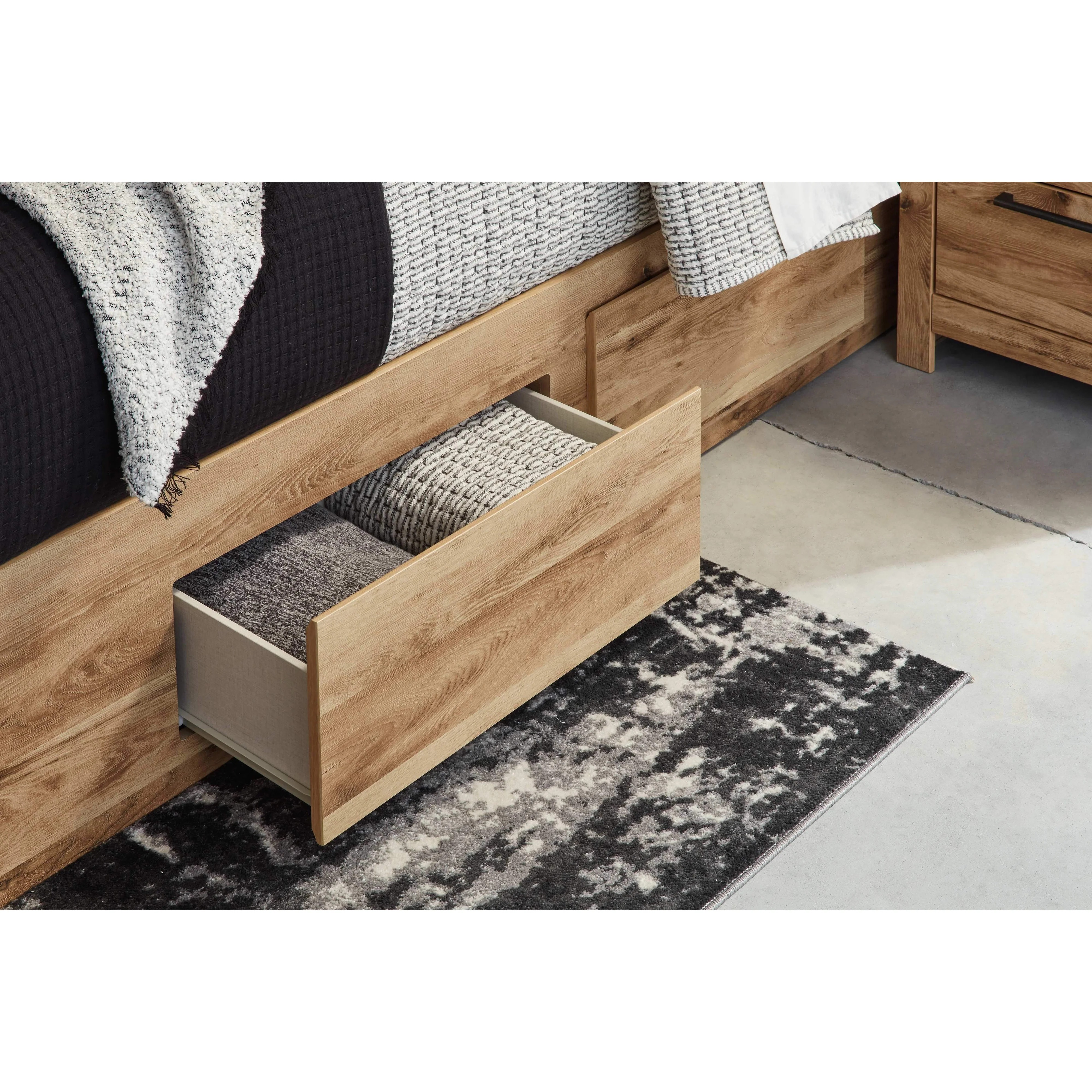 Hyanna - Tan - Queen Panel Bed With 6 Storage Drawers - Image 15