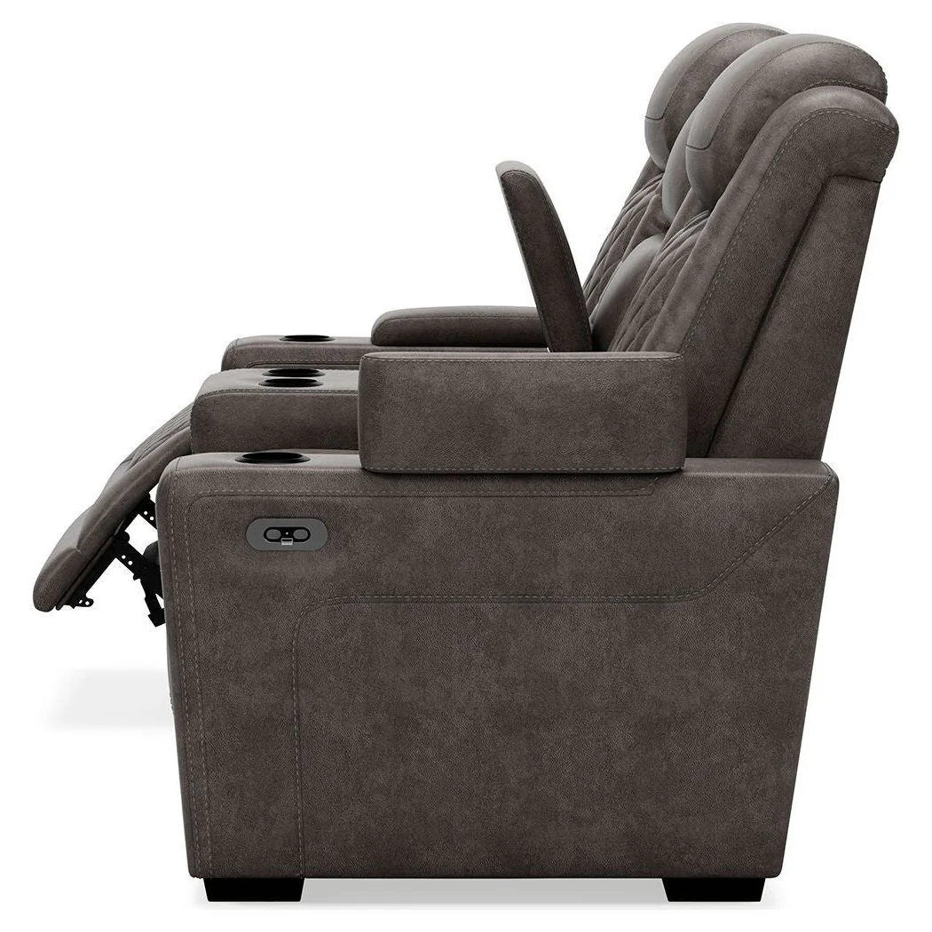 Hyllmont - Gray - Pwr Rec Loveseat/con/adj Hdrst - Image 10