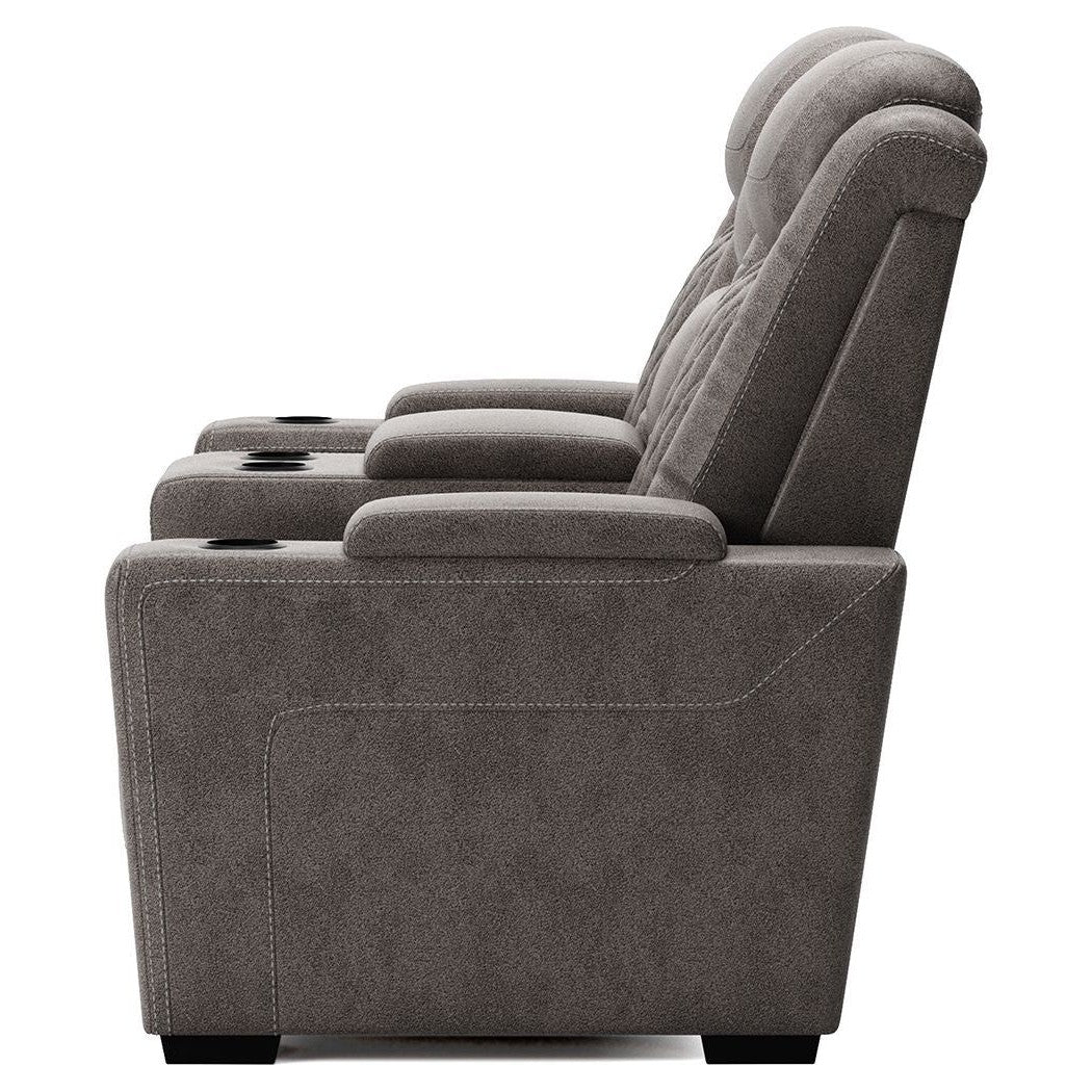 Hyllmont - Gray - Pwr Rec Loveseat/con/adj Hdrst - Image 23