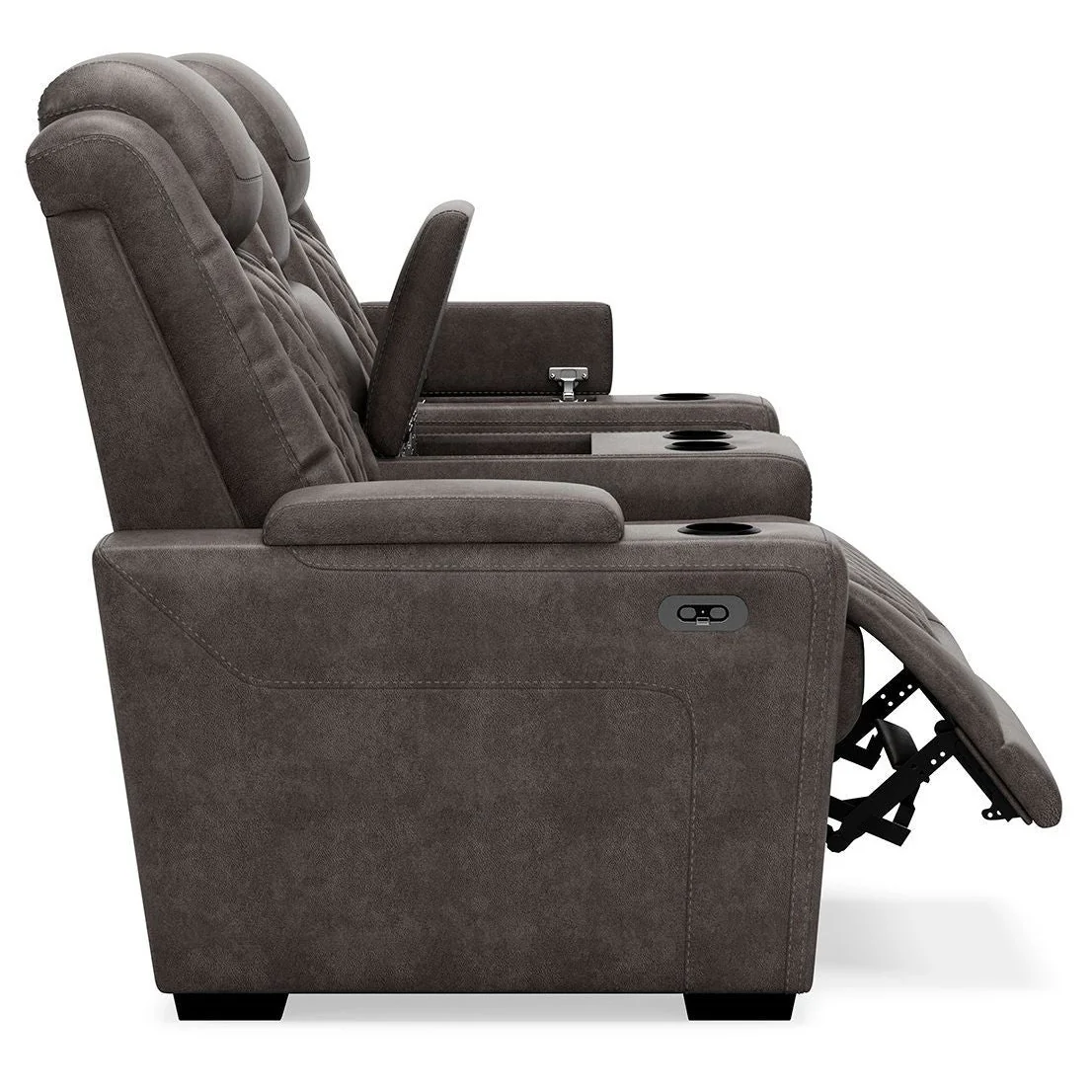 Hyllmont - Gray - Pwr Rec Loveseat/con/adj Hdrst - Image 28
