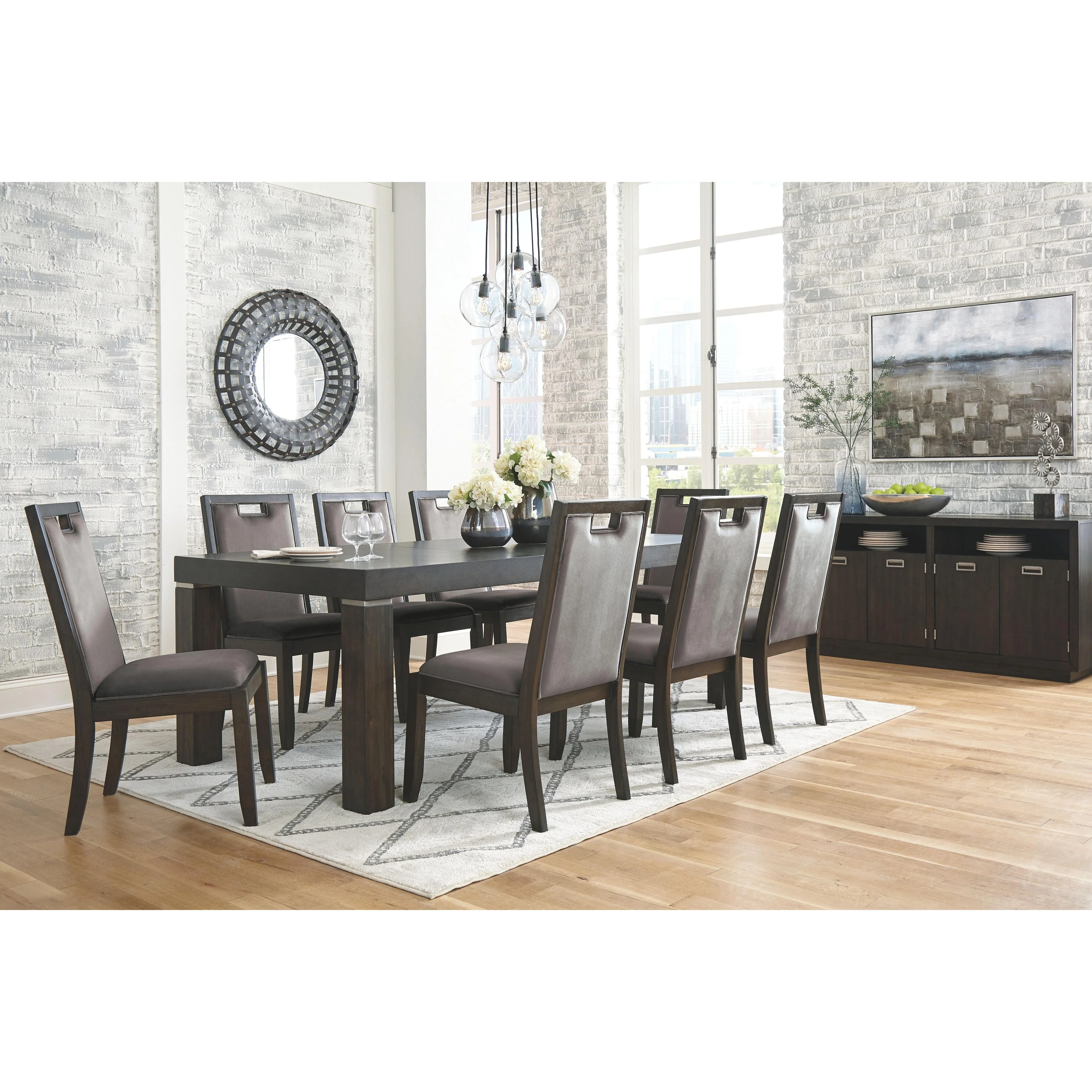 Hyndell - Dark Brown - Dining Room Server - Image 7