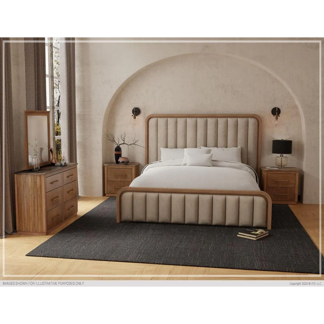 IFD Mezquite Upholstered Bedframe in King - Image 2