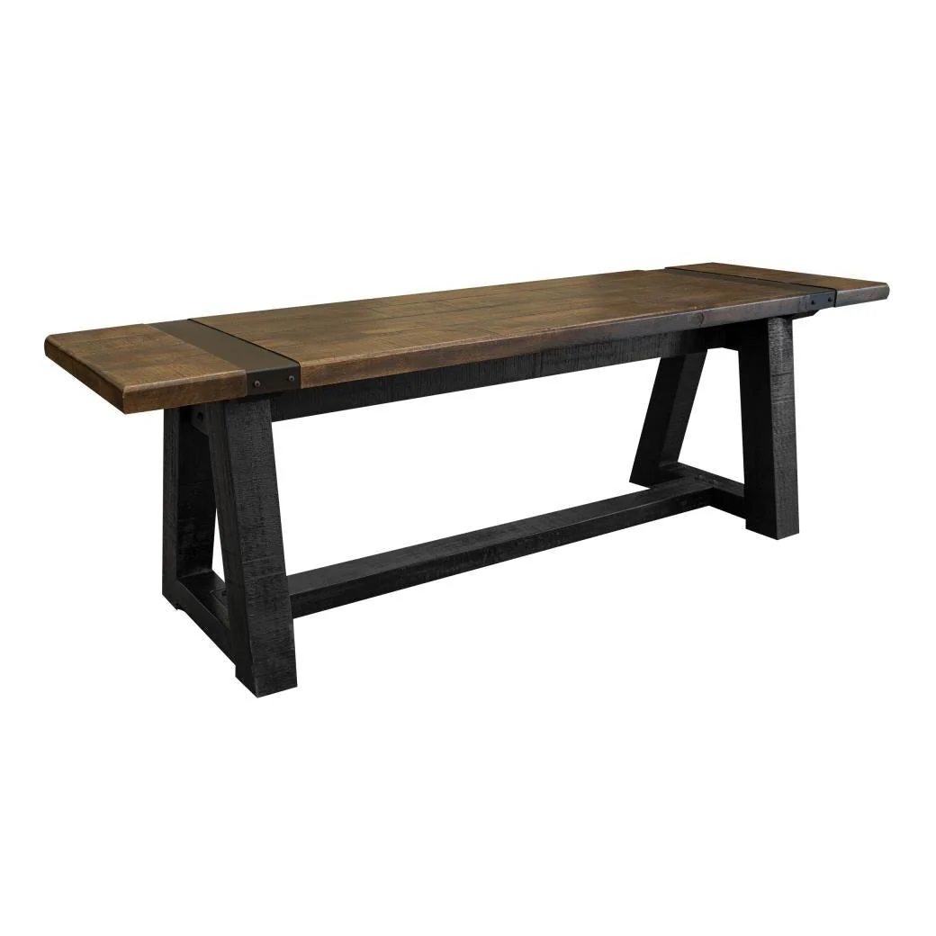 IFD Urban Art Dining Table w/ 2 Benches Set BUNDLE - Image 2