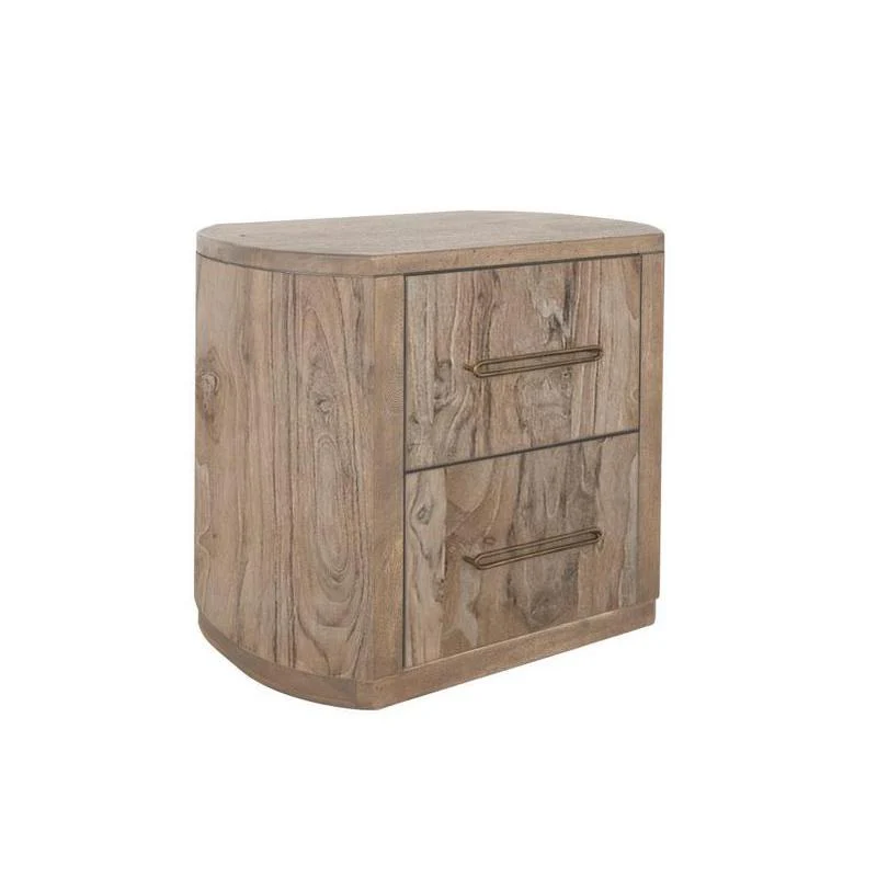 IFD White Balam 2 Drawer Nightstand - Image 2