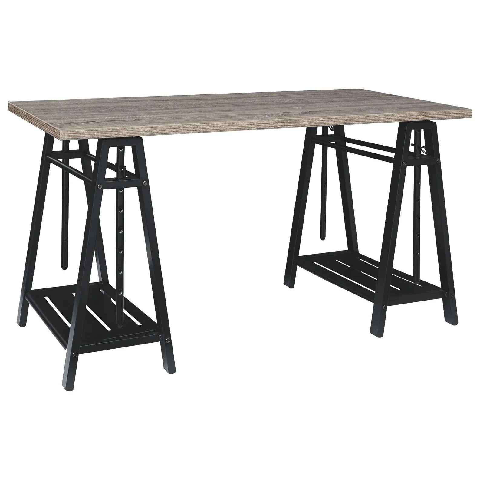 Irene - Light Brown - Adjustable Height Desk - Image 12