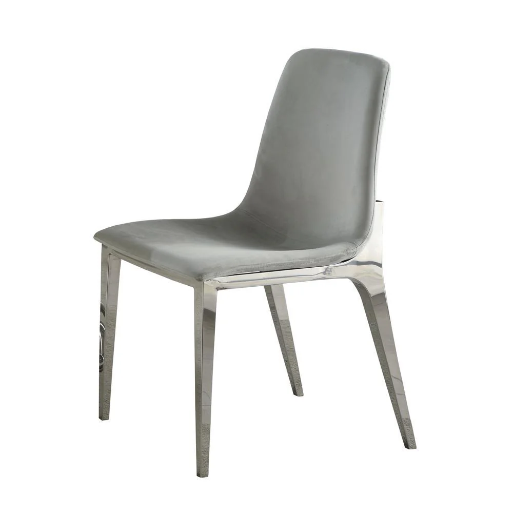 Irene - Upholstered Side Chair - Pearl Silver - Image 10