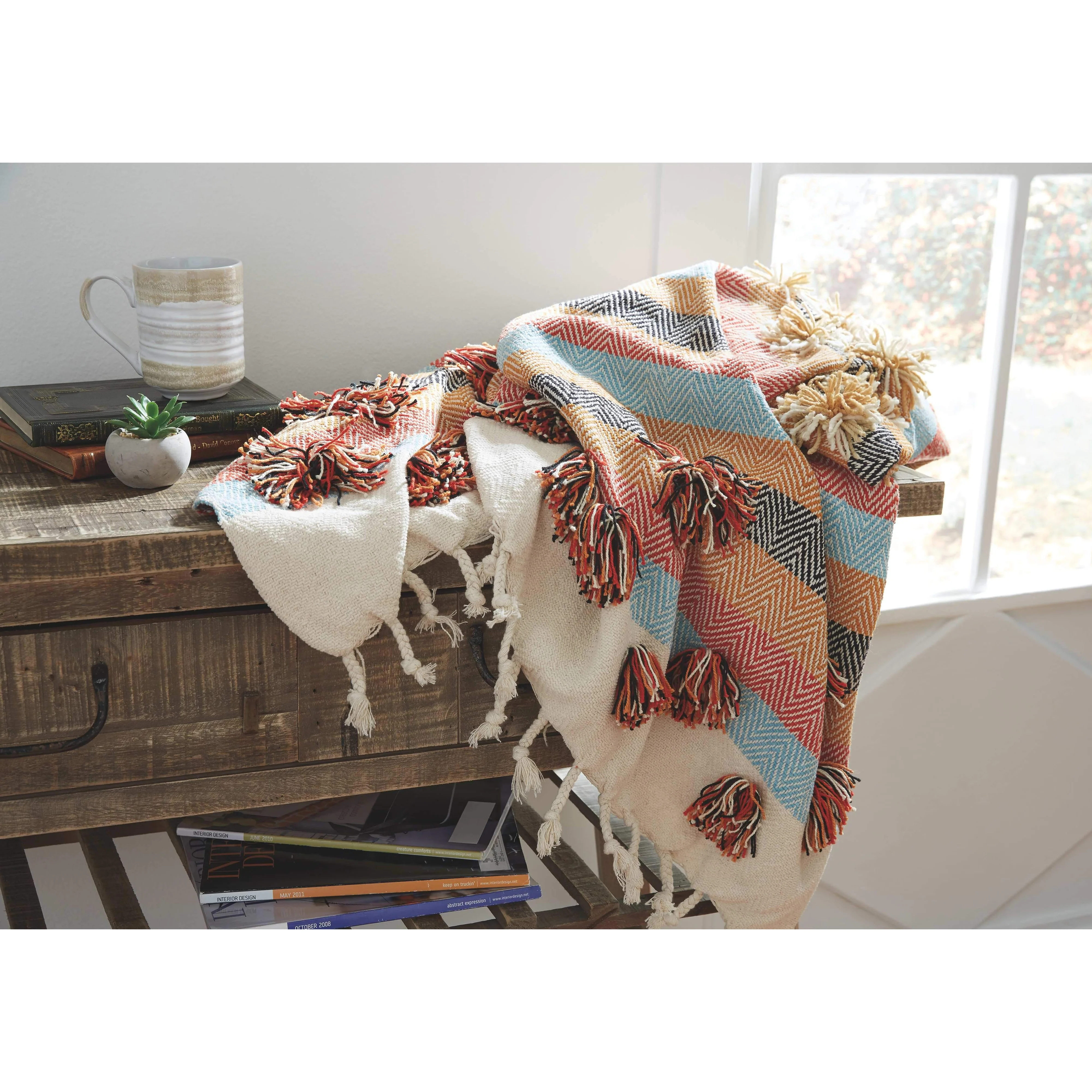 Jacinta - Brown - Throw (3/cs) - Image 3