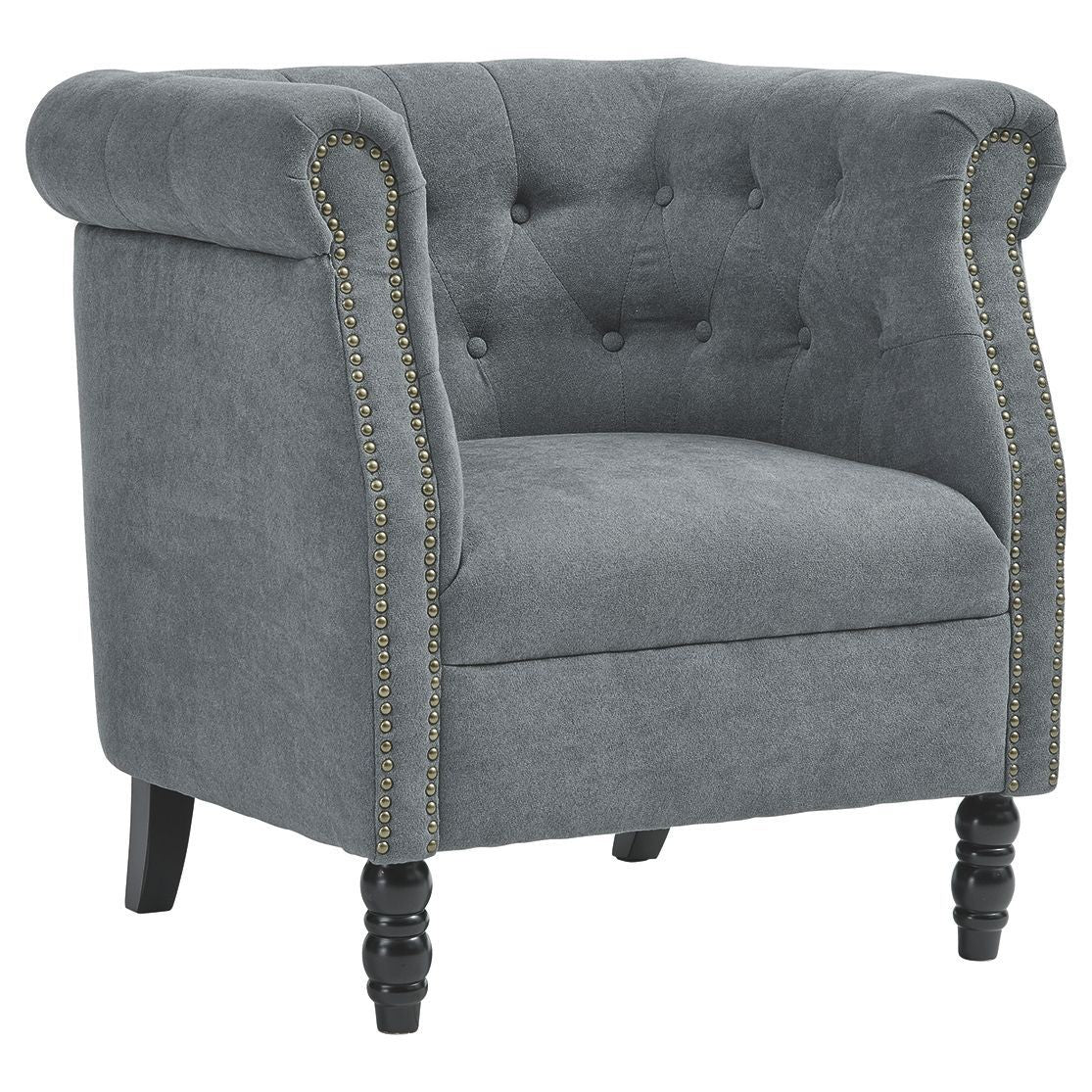 Jacquelyne - Slate Blue - Accent Chair