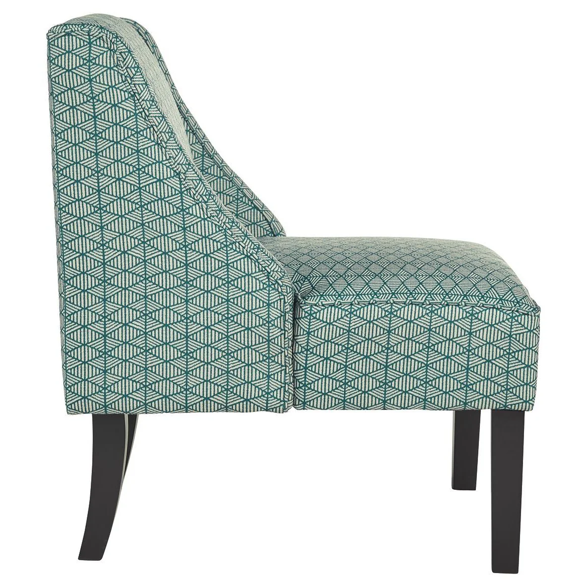 Janesley - Teal/cream - Accent Chair - Image 3