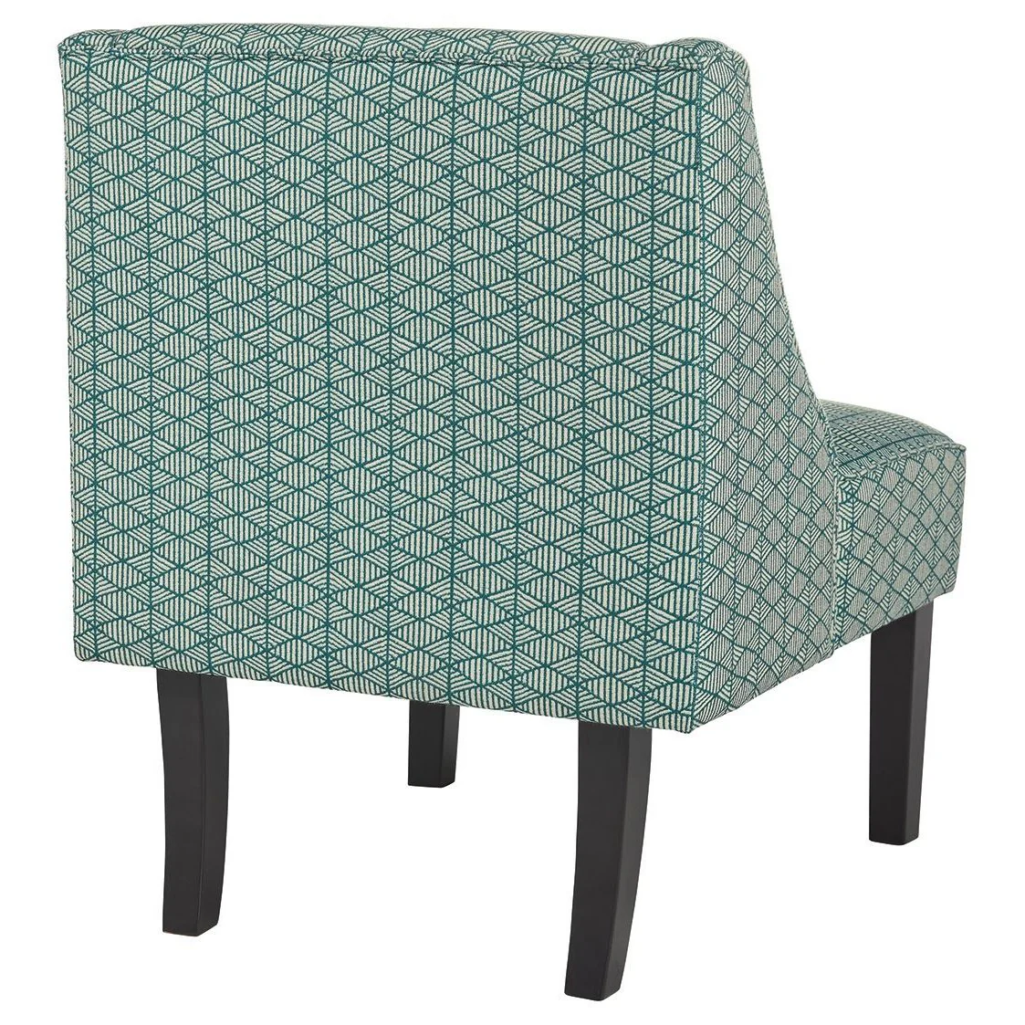 Janesley - Teal/cream - Accent Chair - Image 4