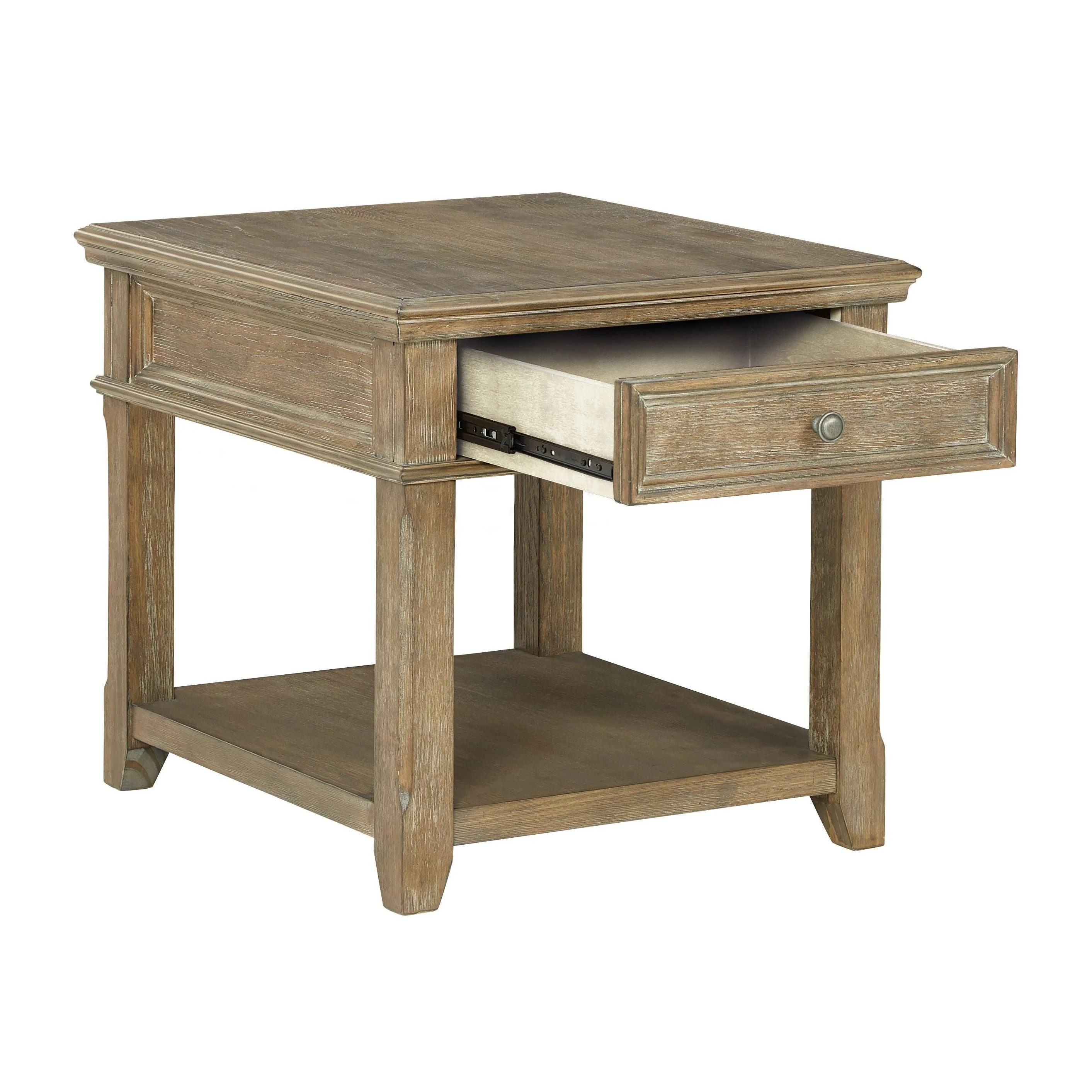 Janismore - Grayish Brown - Rectangular End Table - Image 3