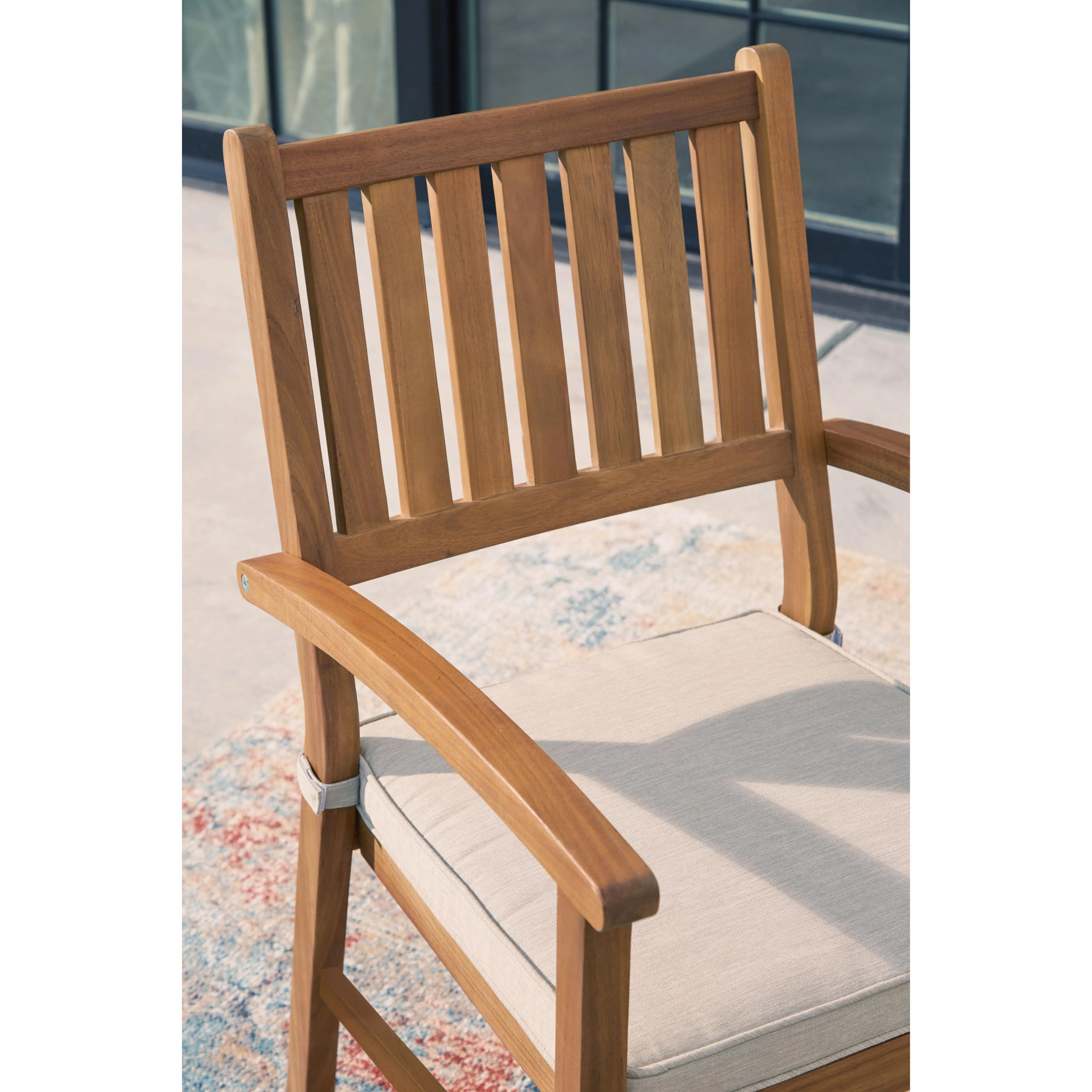 Janiyah - Light Brown - Arm Chair (2/cn) - Image 8
