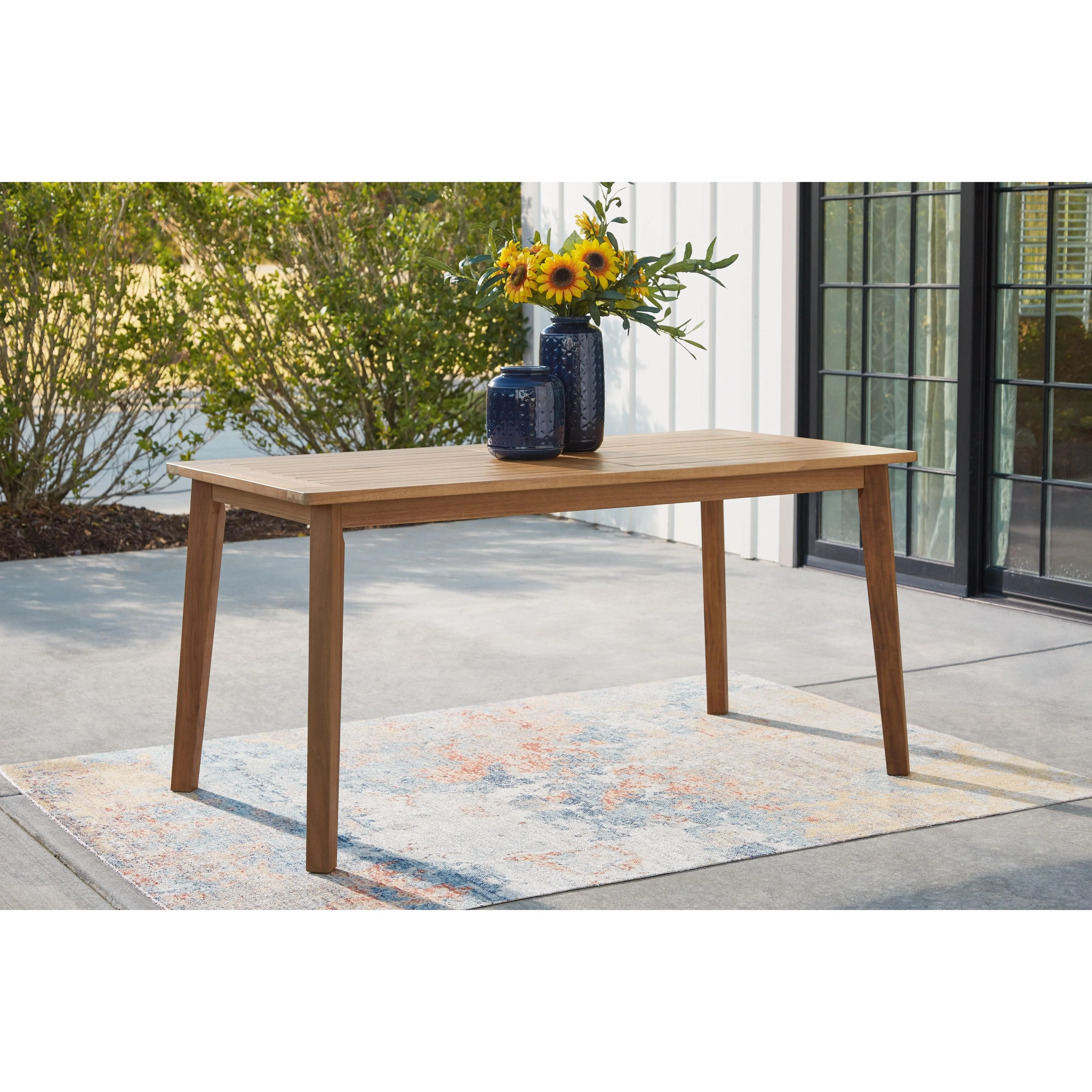 Janiyah - Light Brown - Rectangular Dining Table - Image 2