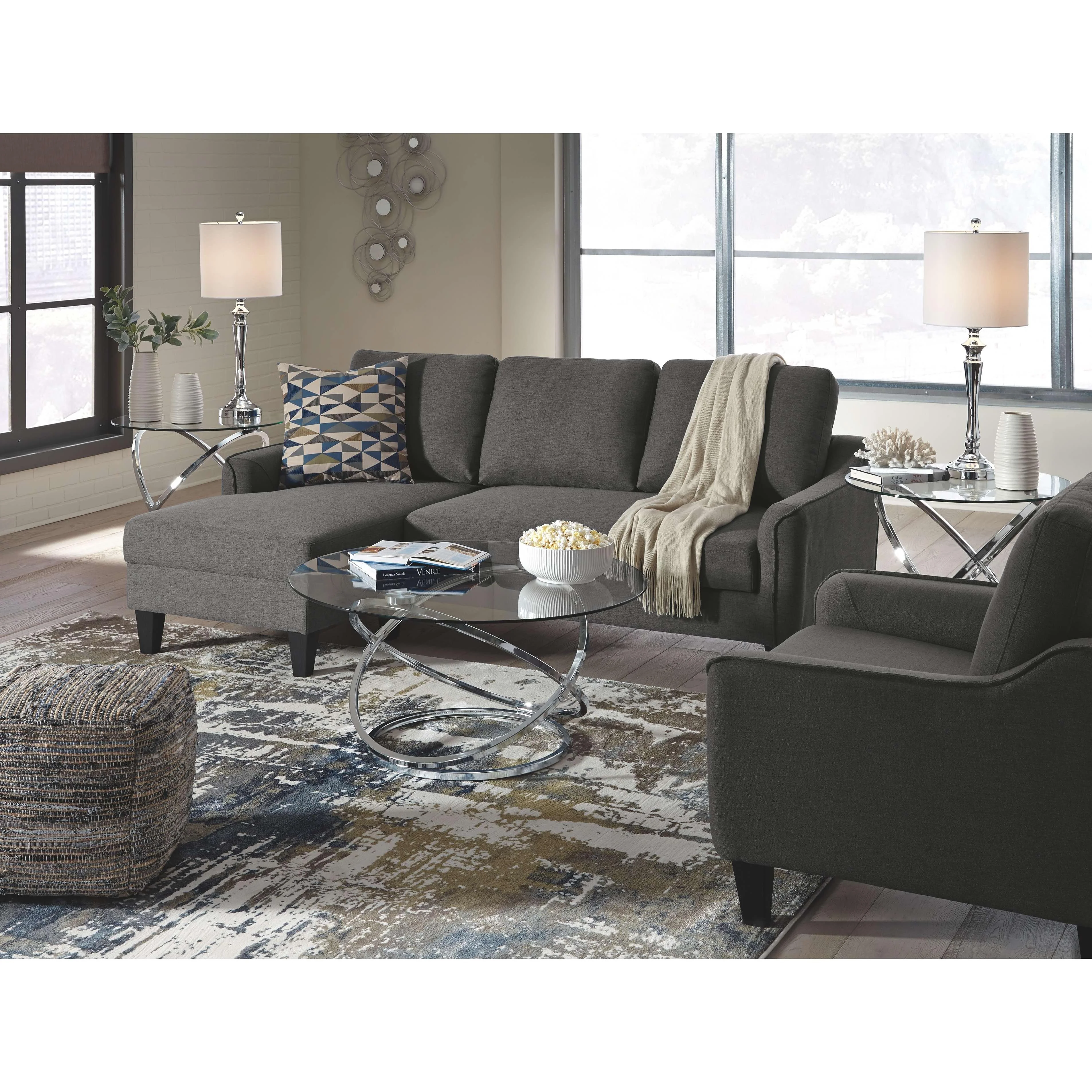 Jarreau - Gray - Sofa Chaise Sleeper - Image 47