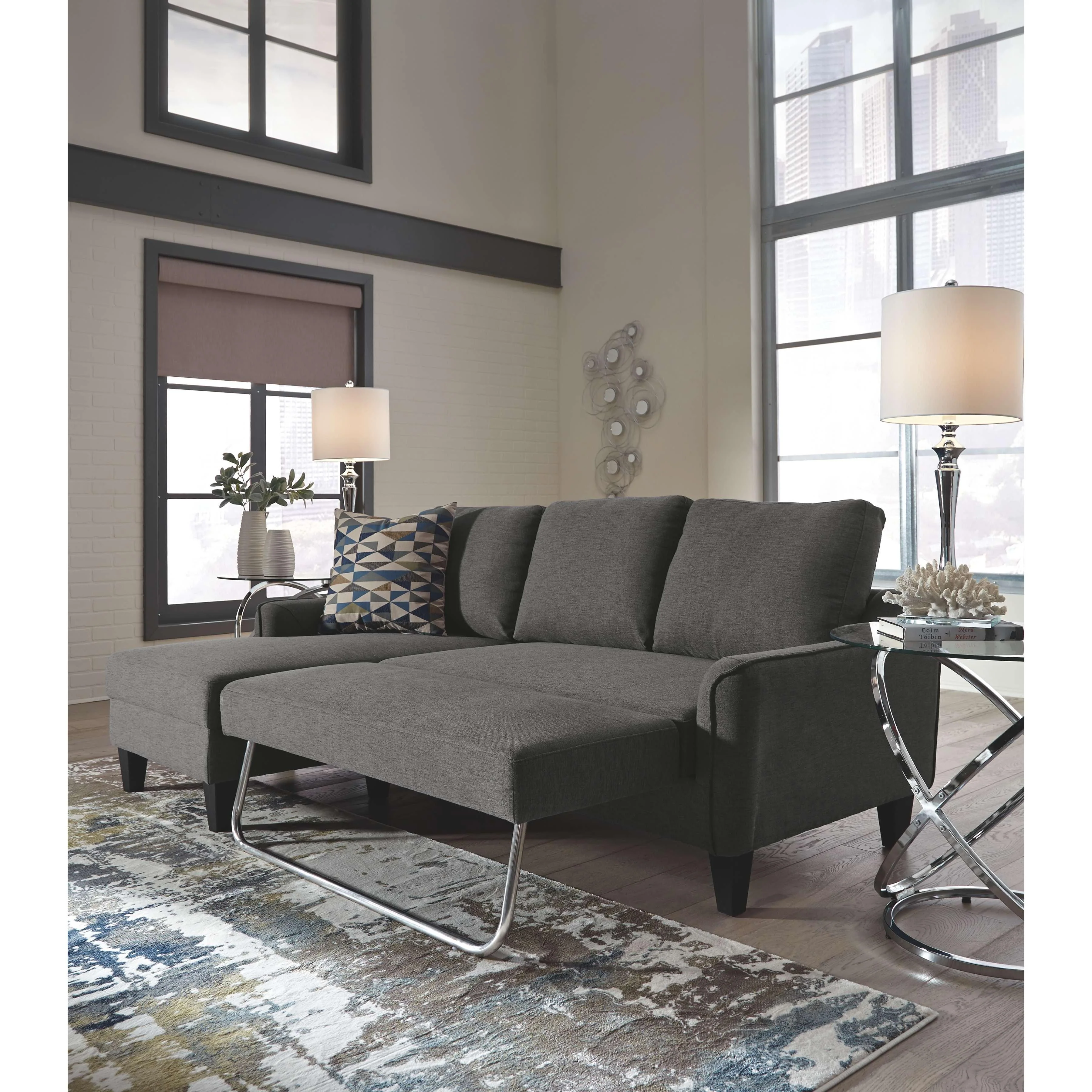 Jarreau - Gray - Sofa Chaise Sleeper - Image 51