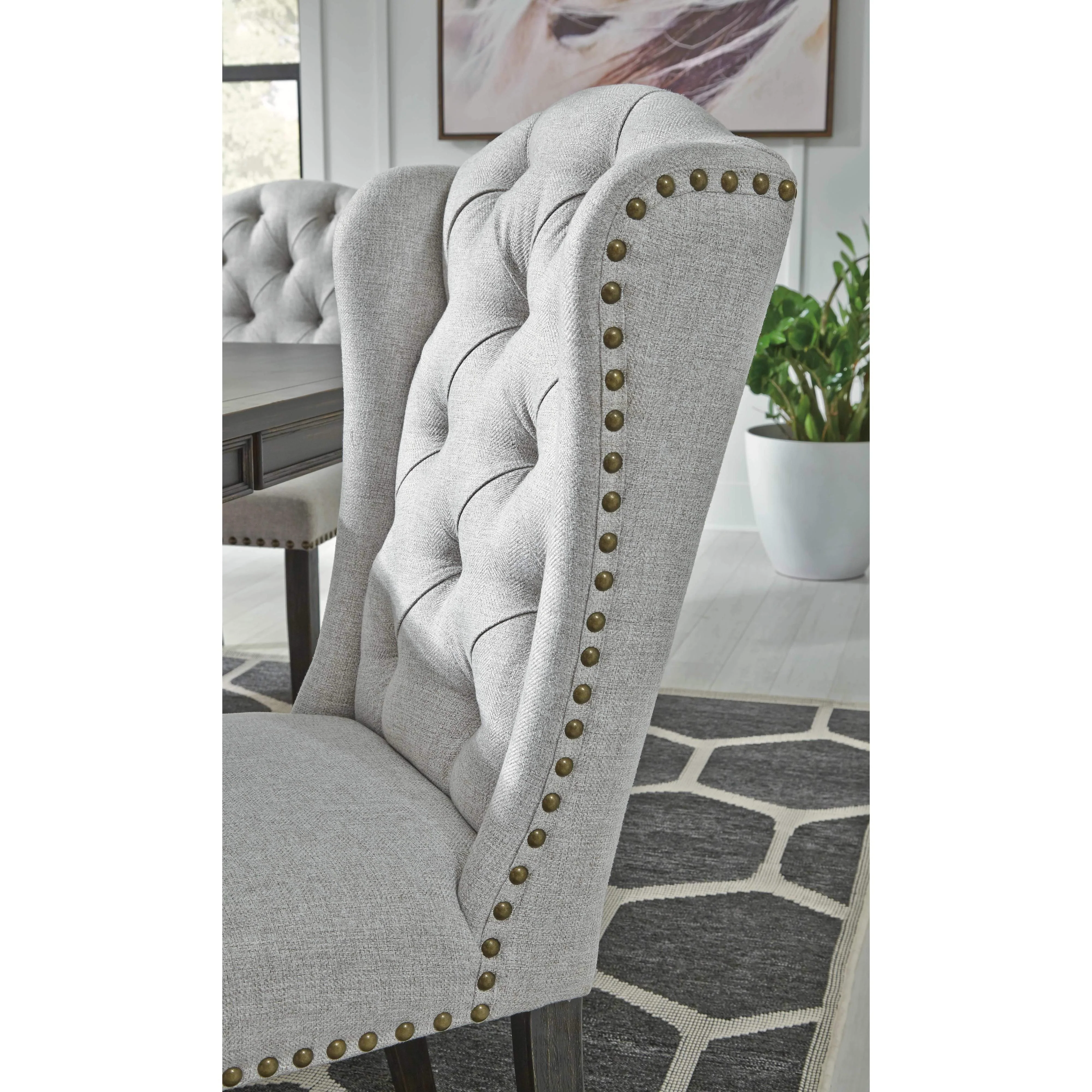 Jeanette - Linen - Dining Chair (set Of 2) - Image 3