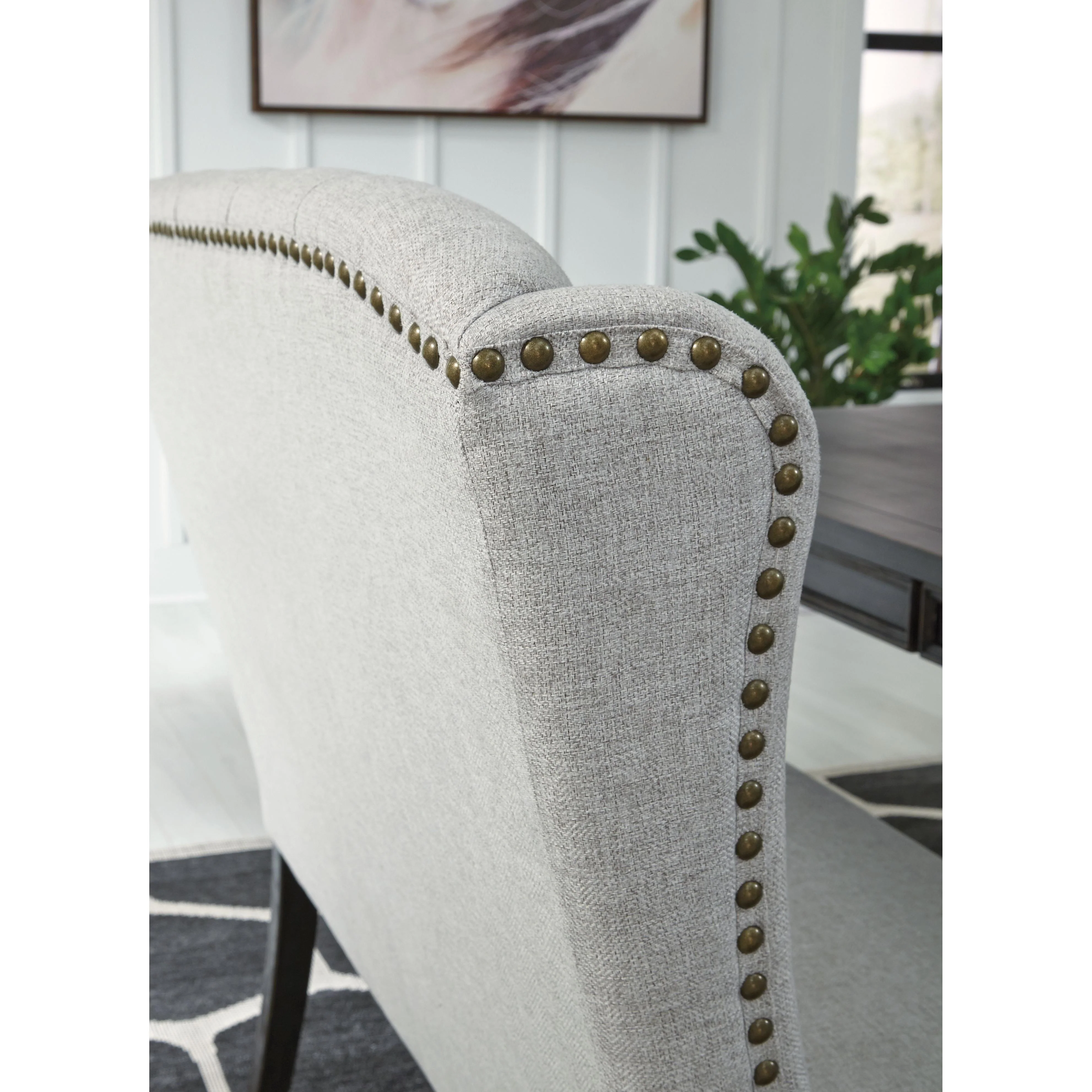 Jeanette - Linen - Upholstered Bench - Image 5