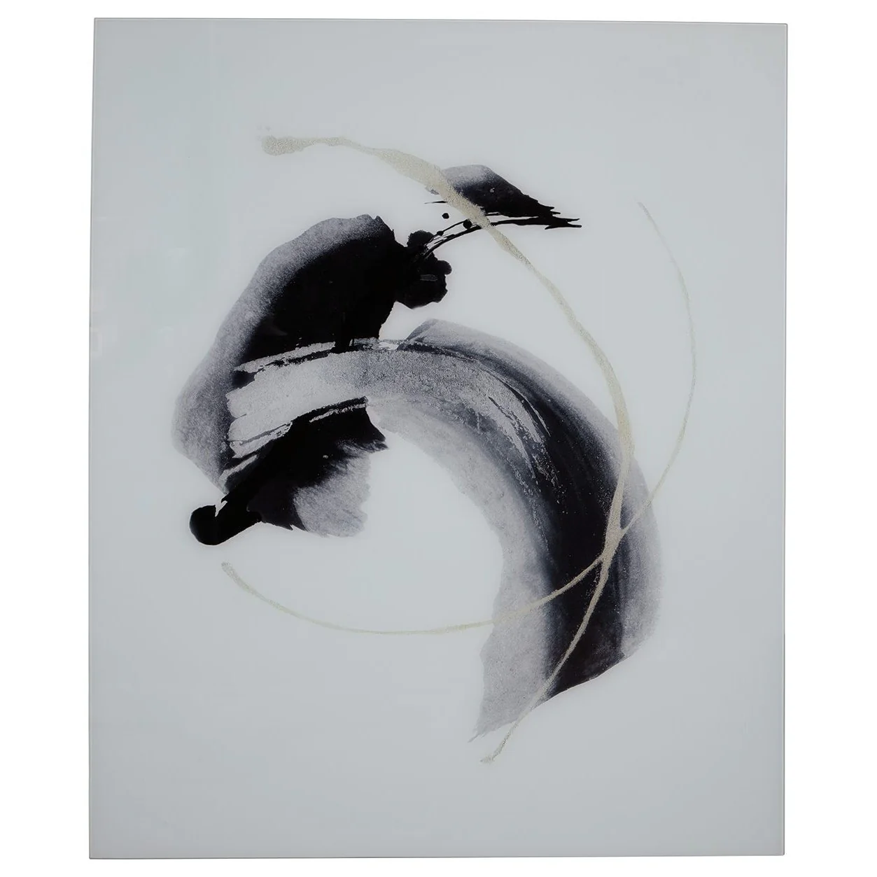 Jenise - Black/silver/champagne - Wall Art - Image 3