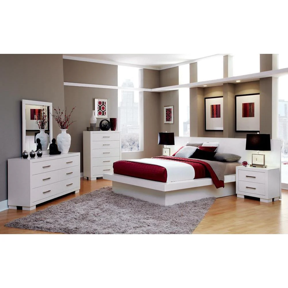 Jessica - Eastern King Bed - White - Image 2