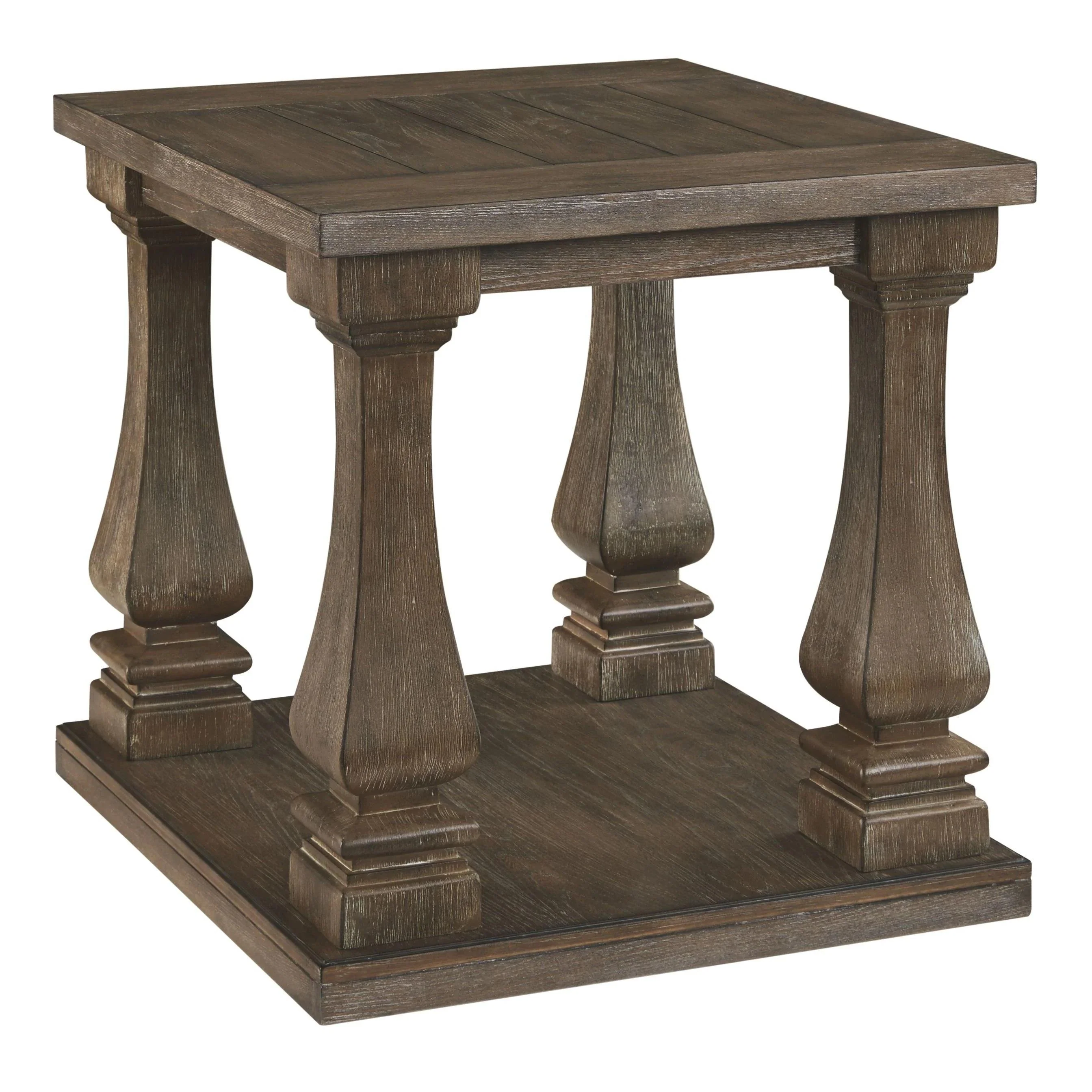 Johnelle - Gray - Rectangular End Table - Image 2