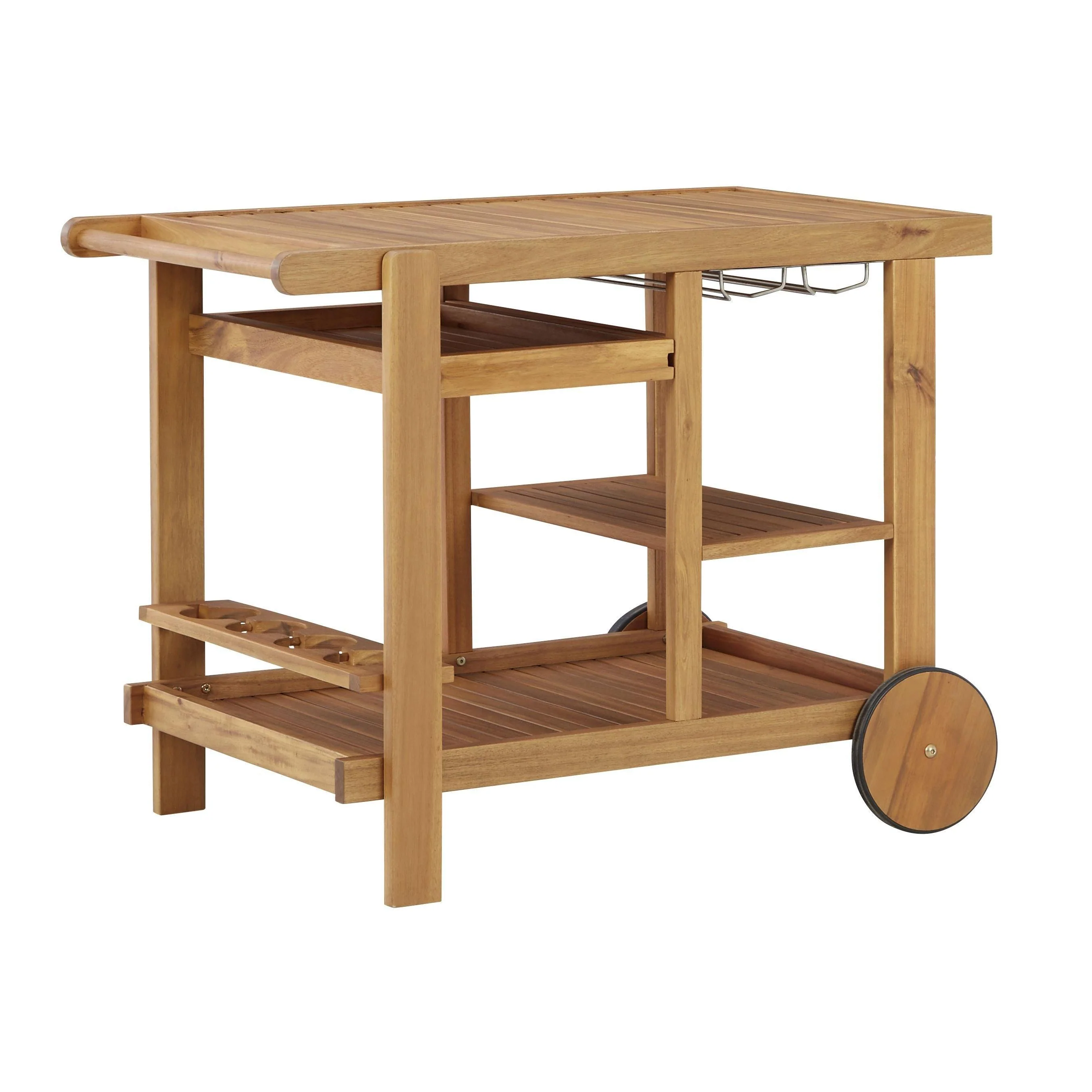 Kailani - Light Brown - Serving Cart